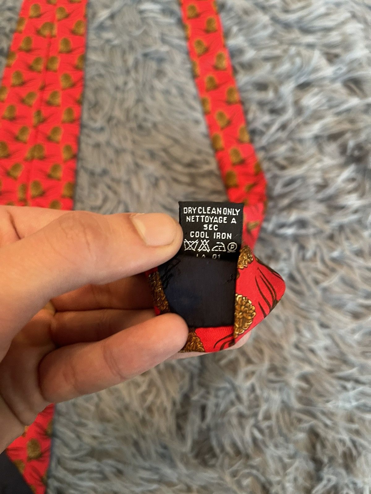 Vintage × Yves Saint Laurent Yves Saint Laurent YSL 90s vintage silk tie Size ONE SIZE - 7 Thumbnail