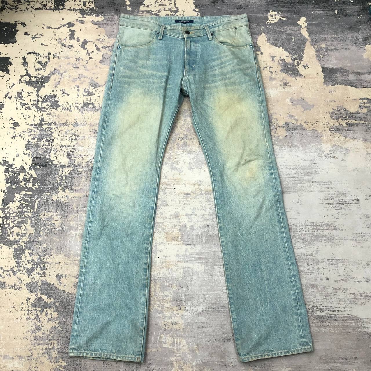 R.Newbold P634 R.NEWBOLD SLIMFIT DENIM Size US 34 / EU 50 - 1 Thumbnail