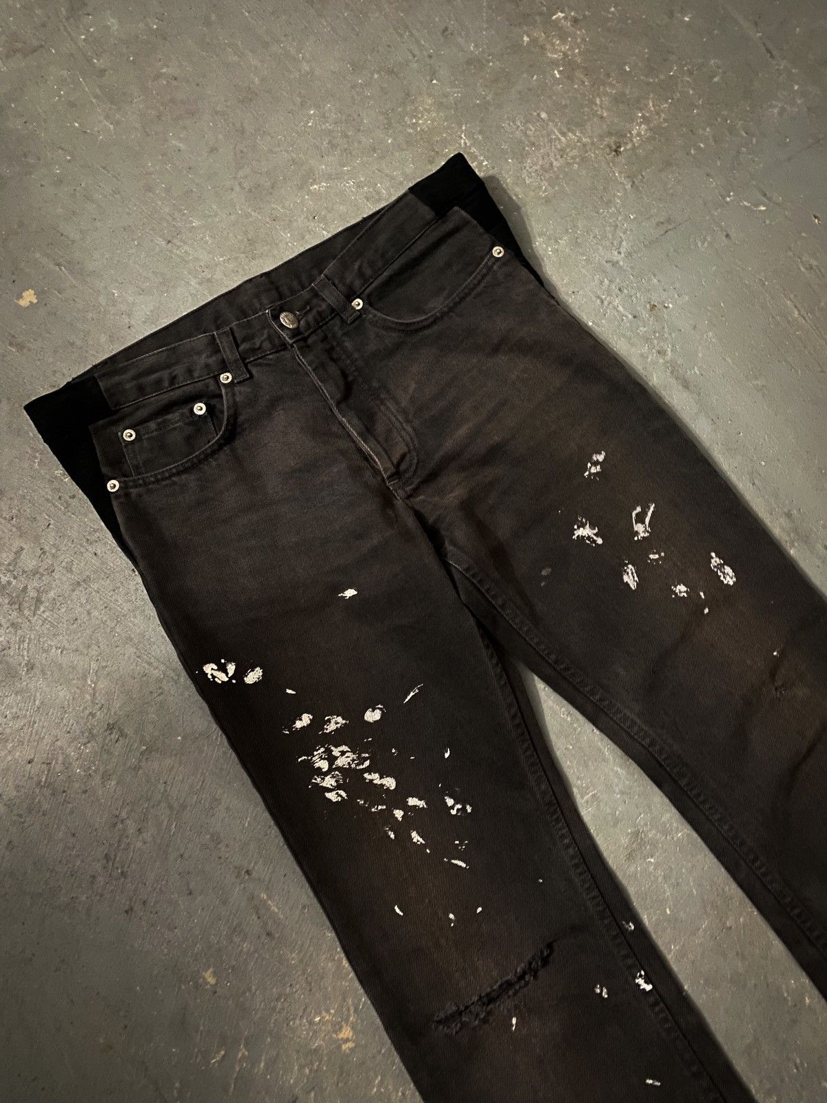 Helmut Lang Helmut Lang AW00 Charcoal Painter Denim Size US 32 / EU 48 - 2 Thumbnail