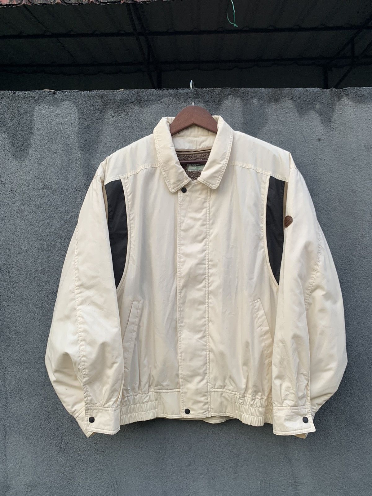 Vintage 👹VINTAGE CROCODILE CLASSIC FLEECE LINED BOMBER JACKET Size US L / EU 52-54 / 3 - 2 Thumbnail