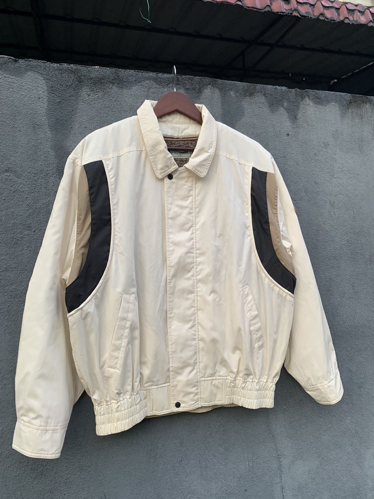 Vintage 👹VINTAGE CROCODILE CLASSIC FLEECE LINED BOMBER JACKET Size US L / EU 52-54 / 3 - 4 Thumbnail