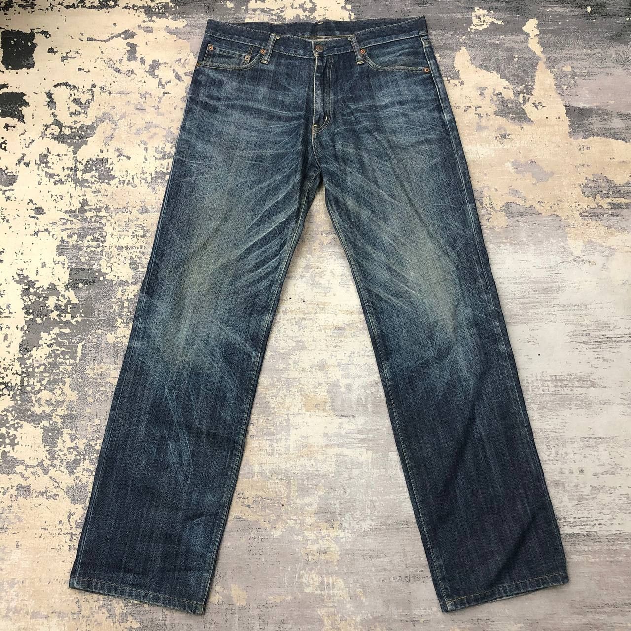 Uniqlo P628 UNIQLO S002 DISTRESSED JEANS DENIM Size US 34 / EU 50 - 2 Thumbnail
