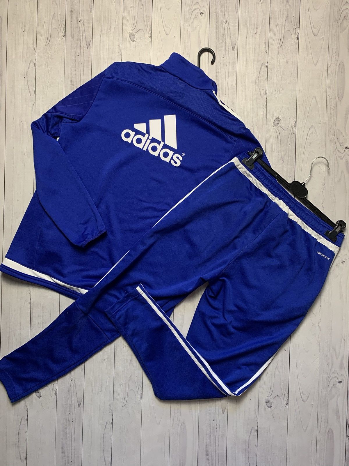 Vintage Vintage adidas soccer tracksuit Chelsea climacool size M Size US M / EU 48-50 / 2 - 2 Thumbnail