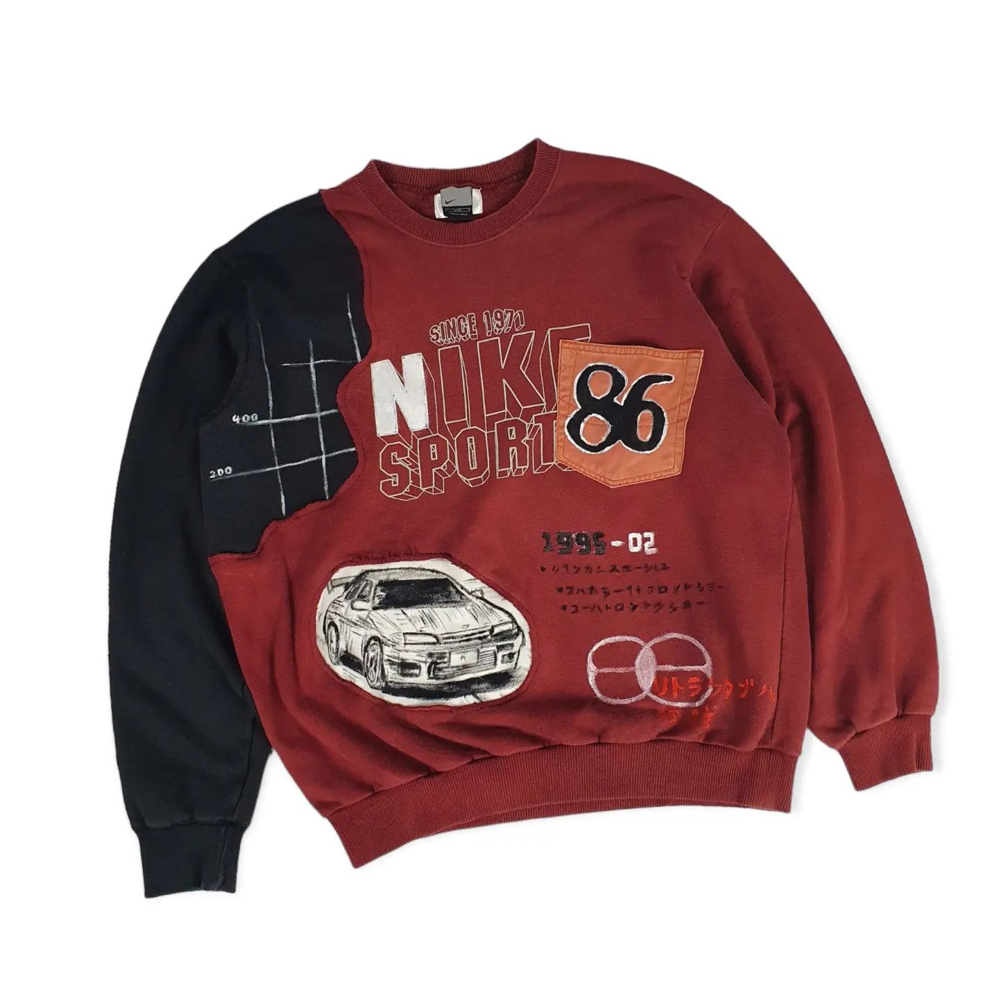 Nike Crewneck rework handpainted 
