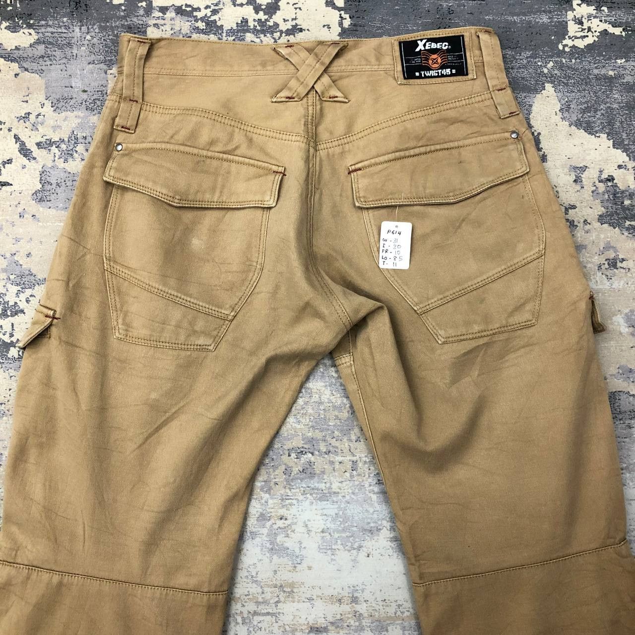 Japanese Brand P614 JAPAN XEBEC TWIST45 CARGO PANTS Size US 31 - 4 Thumbnail