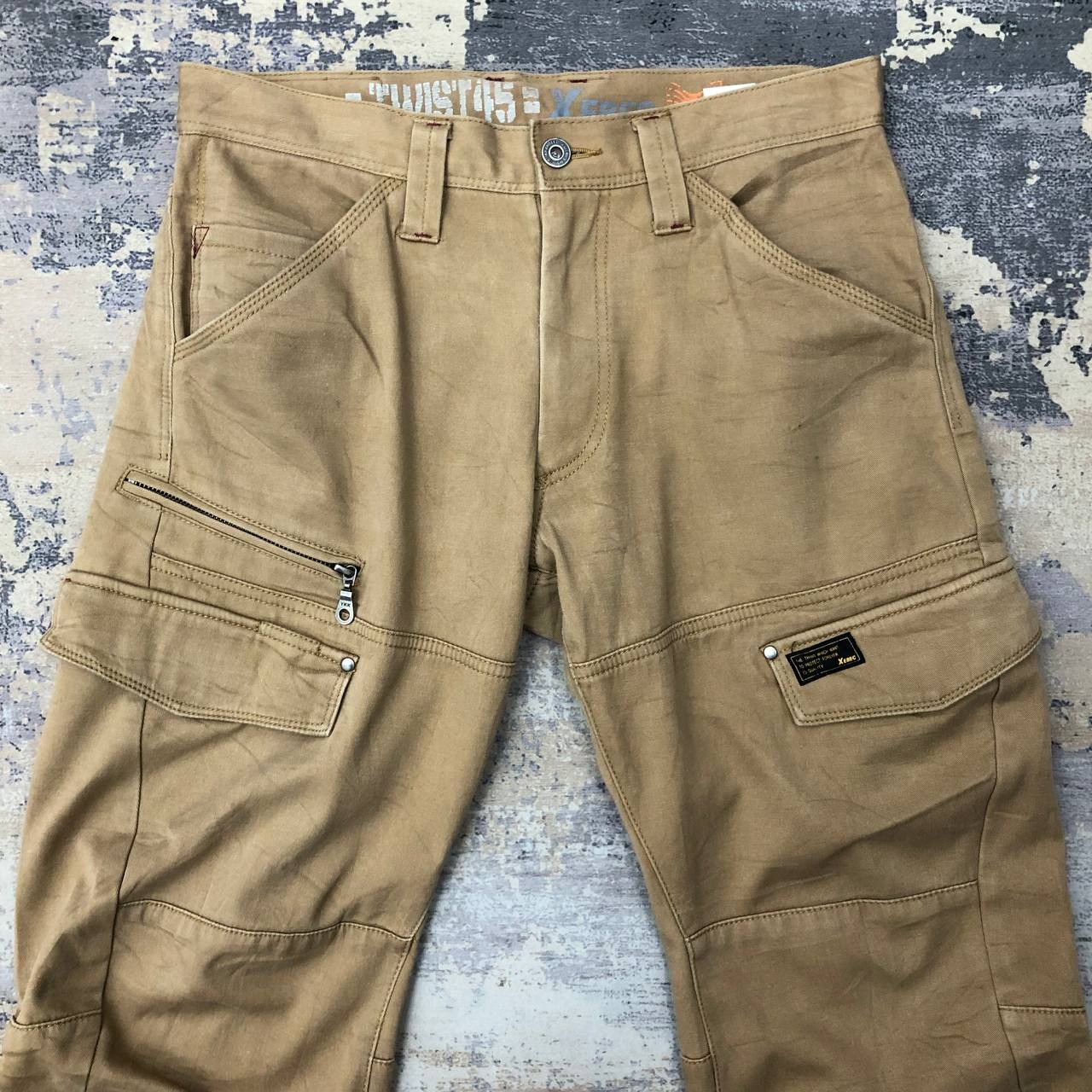 Japanese Brand P614 JAPAN XEBEC TWIST45 CARGO PANTS Size US 31 - 3 Thumbnail