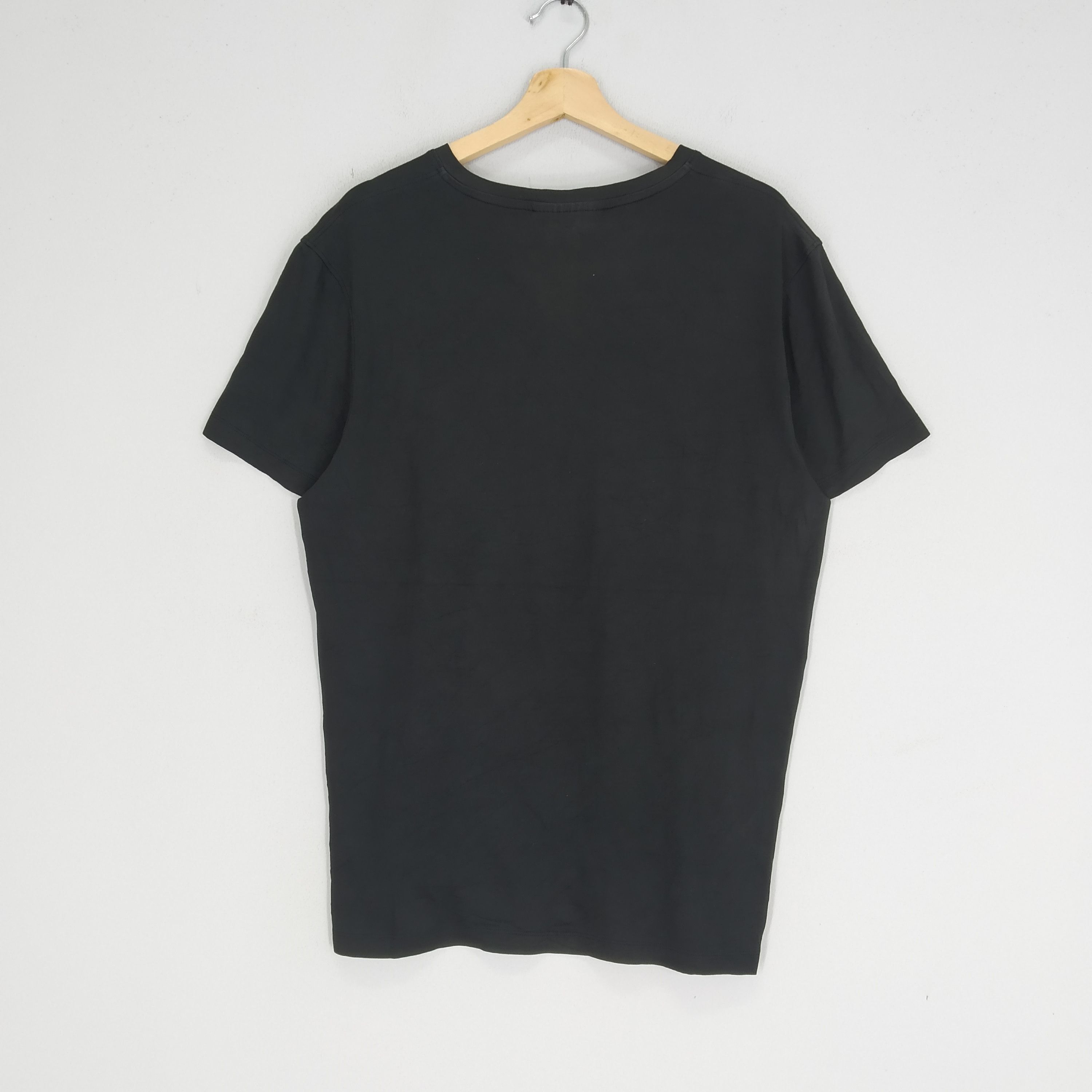 Michael Kors Rare!! Michael Kors Black Relaxing Plain T-shirt Size US XL / EU 56 / 4 - 2 Thumbnail