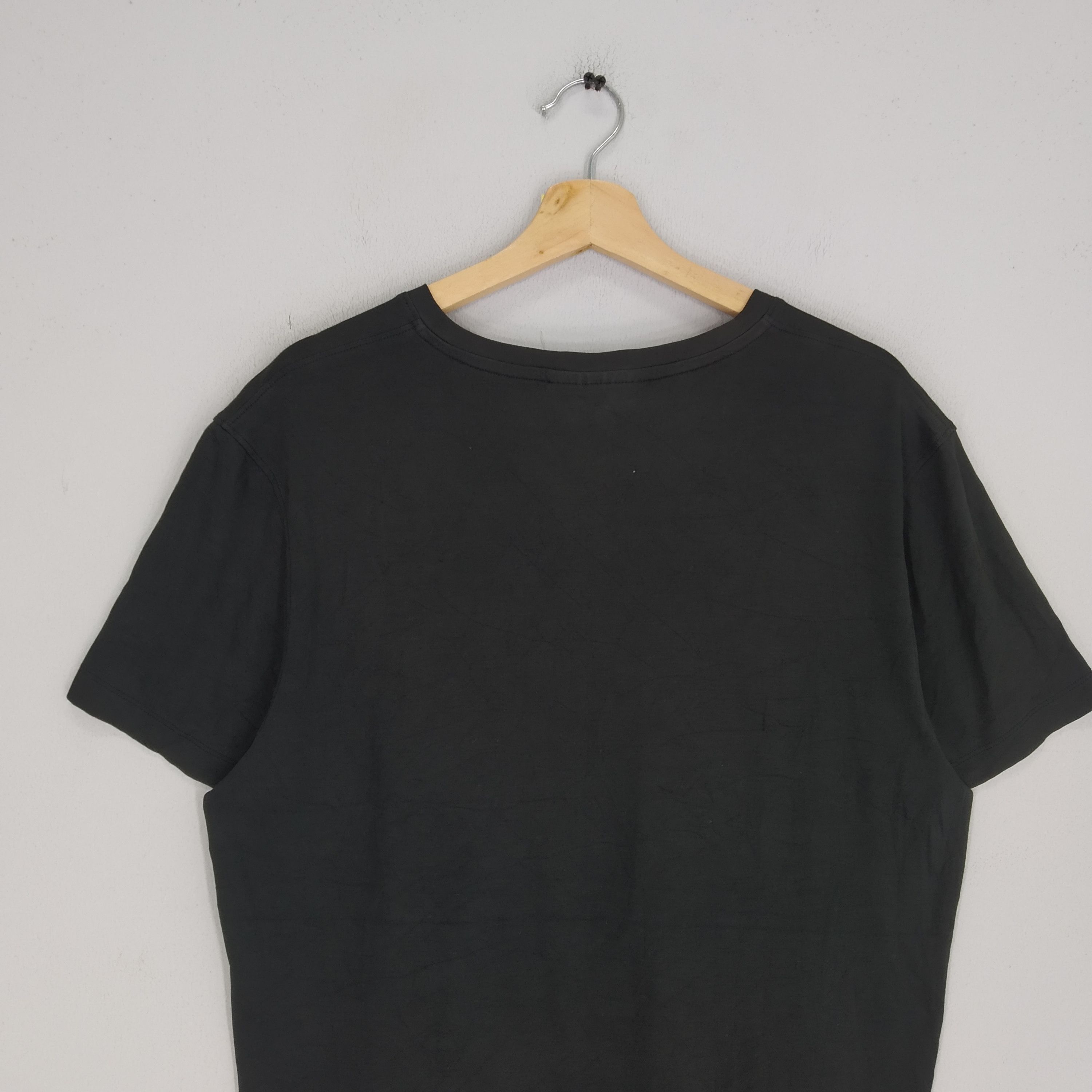 Michael Kors Rare!! Michael Kors Black Relaxing Plain T-shirt Size US XL / EU 56 / 4 - 4 Thumbnail