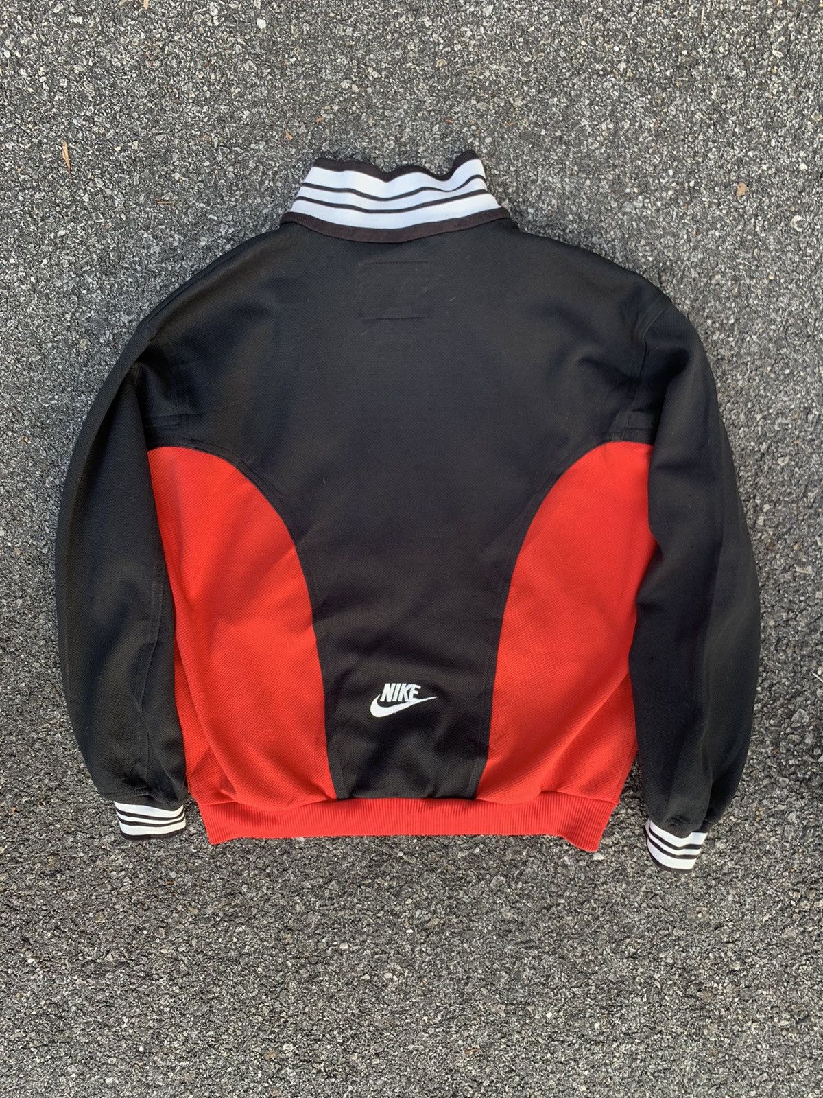 Nike 👹Vintage Nike Small Swoosh Embroidery Logo Bomber Jacket Size US M / EU 48-50 / 2 - 9 Thumbnail