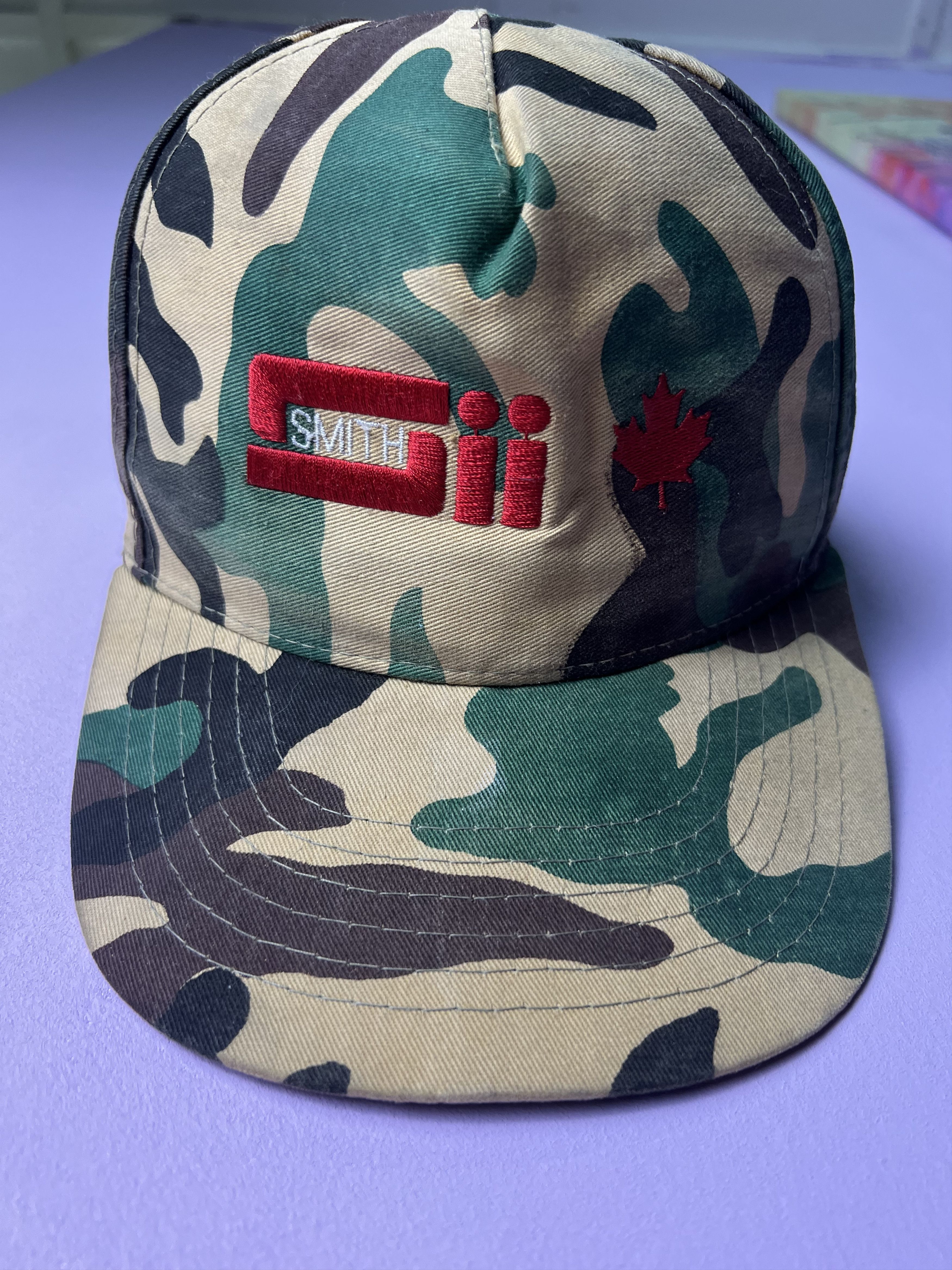 Japanese Brand 🔥Vintage Smith Sii Camo Snapback Size ONE SIZE - 1 Thumbnail