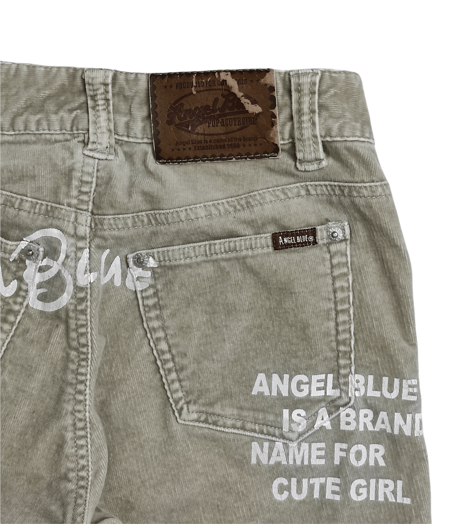 Angel Blue ANGEL BLUE SUPER LABEL Bell Button velvet pants Size 25" / US 0 / IT 36 - 3 Thumbnail