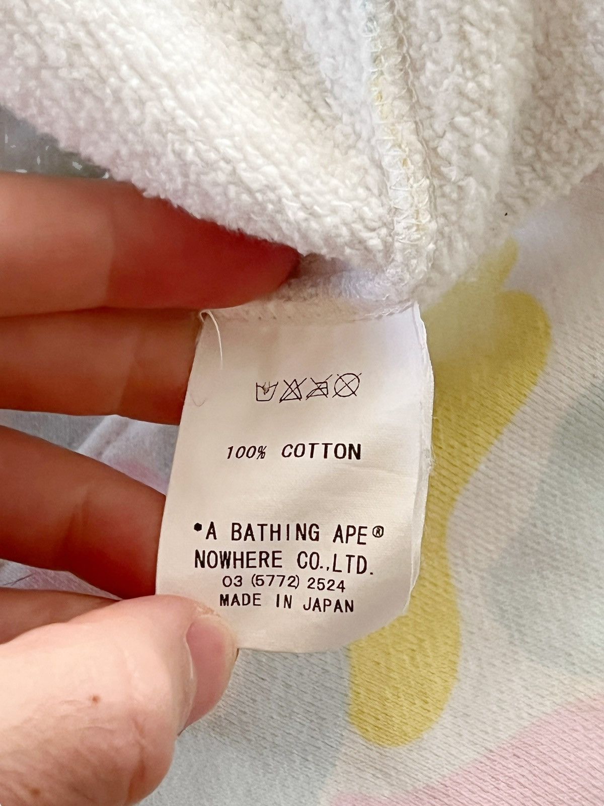 Bape Cotton Candy Camo Full Zip Hoodie (2006) Size US XL / EU 56 / 4 - 9 Thumbnail
