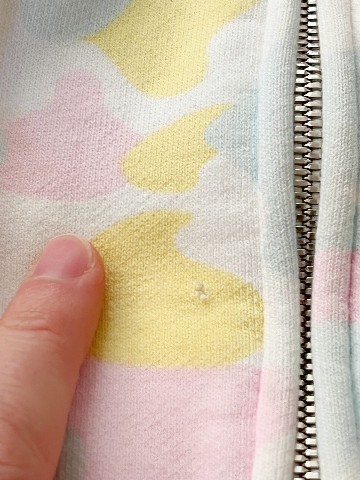 Bape Cotton Candy Camo Full Zip Hoodie (2006) Size US XL / EU 56 / 4 - 12 Thumbnail
