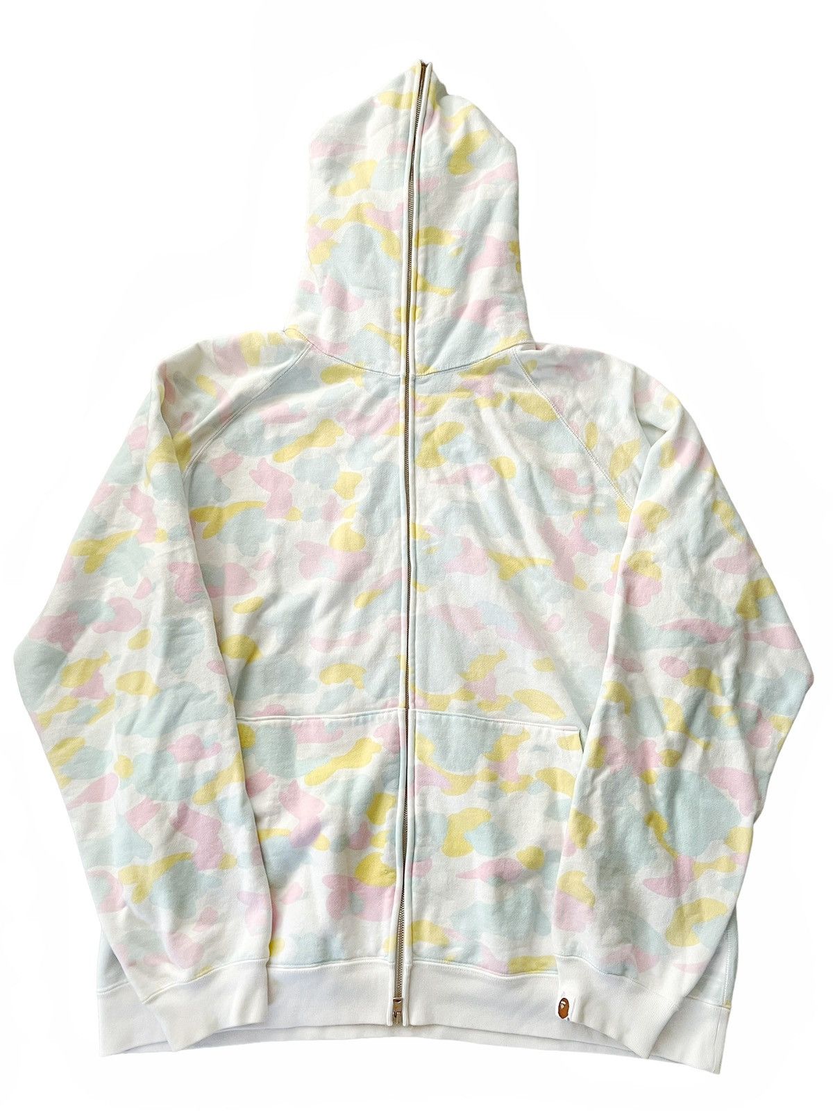 Bape Cotton Candy Camo Full Zip Hoodie (2006) Size US XL / EU 56 / 4 - 1 Thumbnail