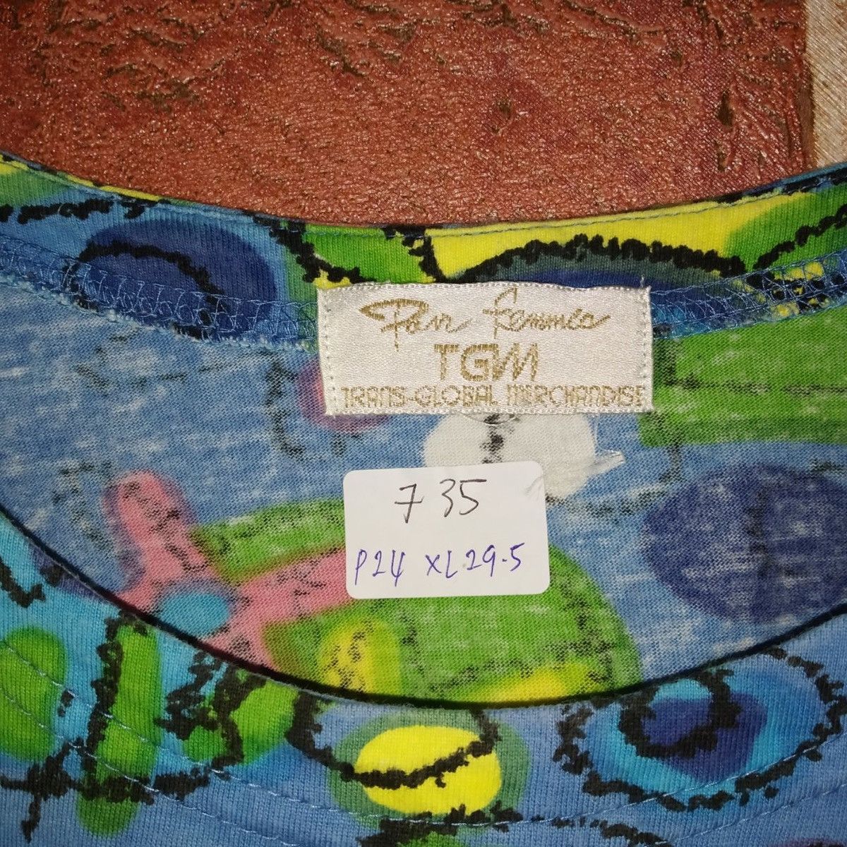 Arts & Science Rare!! Colourful Artwork Design Hippies Colour Shirt Size US L / EU 52-54 / 3 - 5 Thumbnail