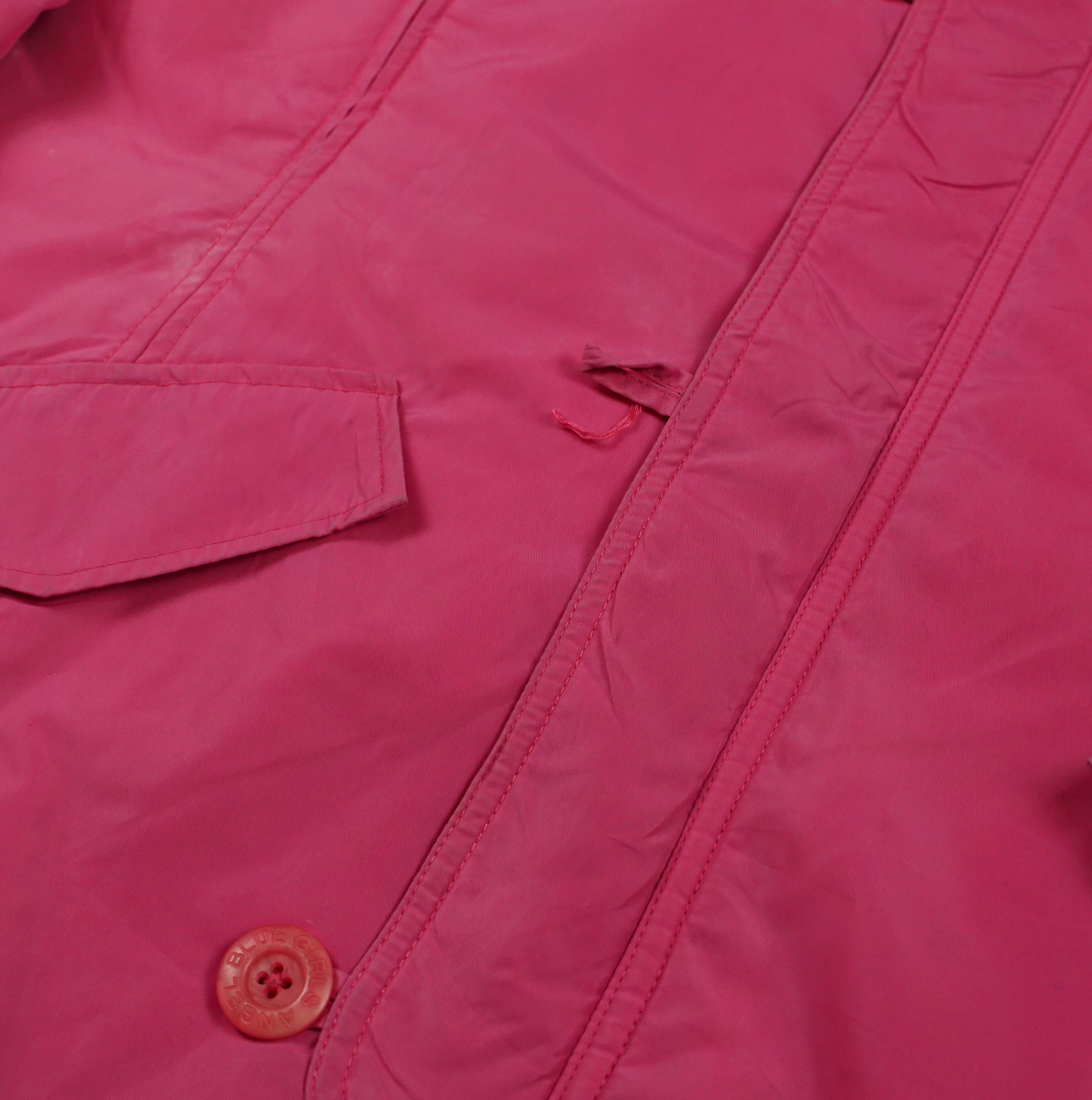 Hysteric Glamour *NoTariff 1990s Angel Blue Hooded Pink Jacket Size L / US 10 / IT 46 - 8 Thumbnail