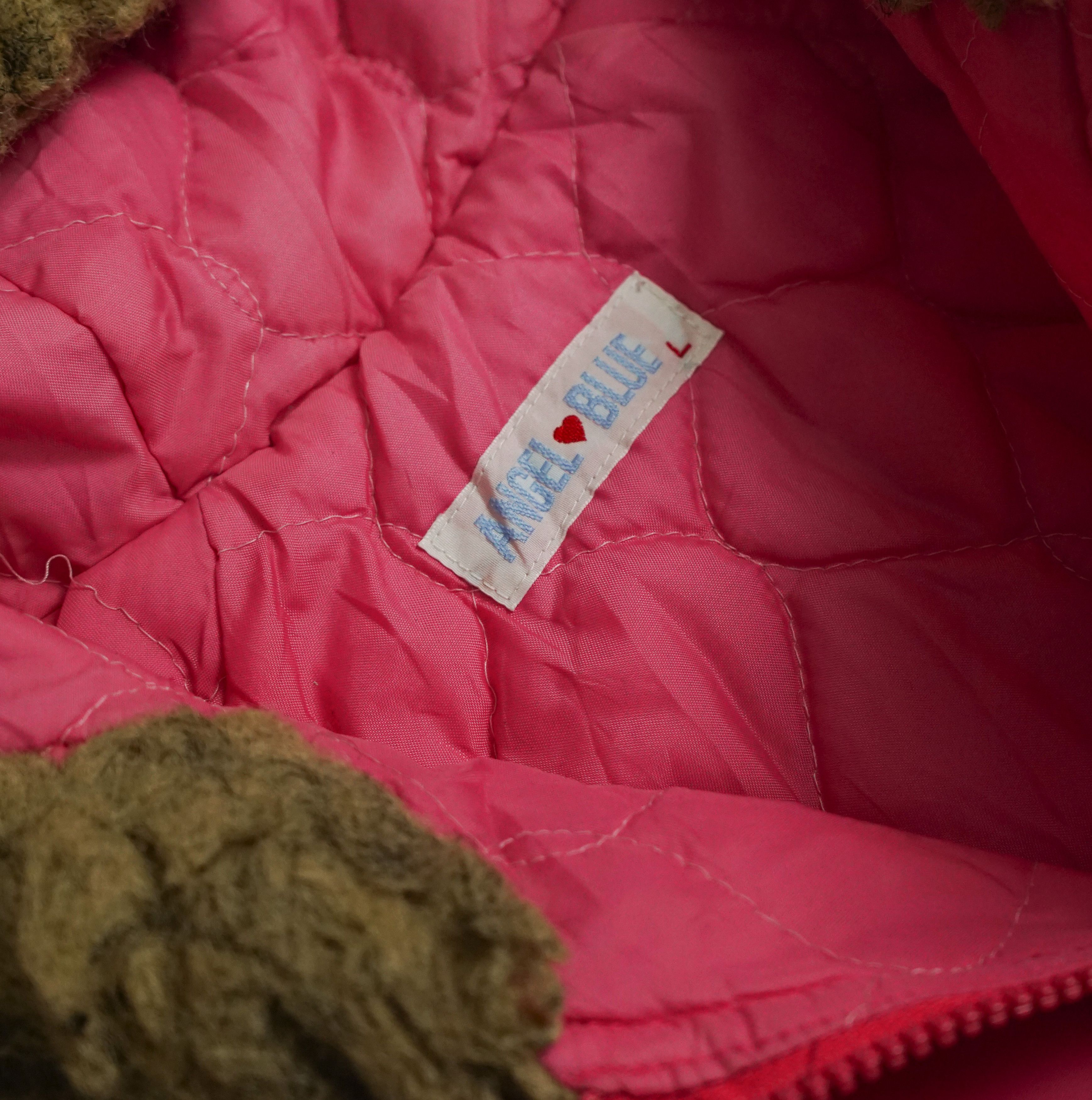 Hysteric Glamour *NoTariff 1990s Angel Blue Hooded Pink Jacket Size L / US 10 / IT 46 - 4 Thumbnail