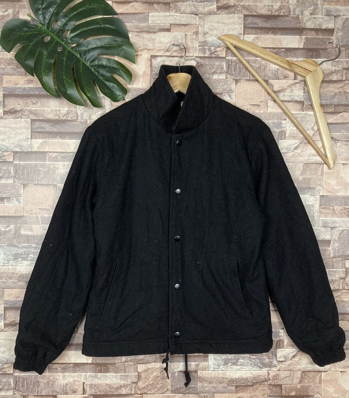 Japanese Brand M2SQUARED Wool Button Jacket #47-2 Size US M / EU 48-50 / 2 - 1 Thumbnail