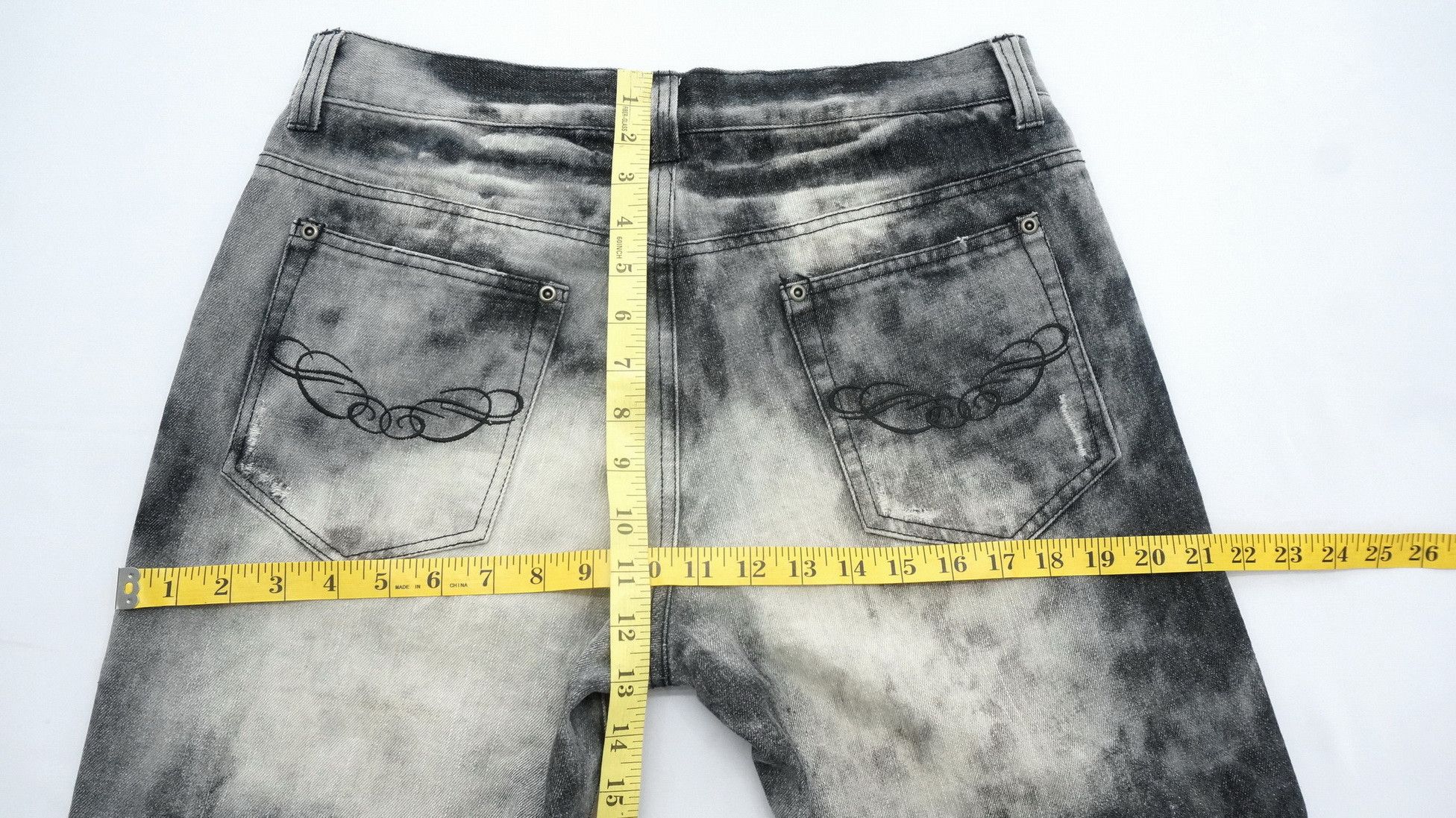 Japanese Brand Vintage IN THE ATTIC Smoke Distressed Slim Jeans - Size US 30 / EU 46 - 18 Thumbnail