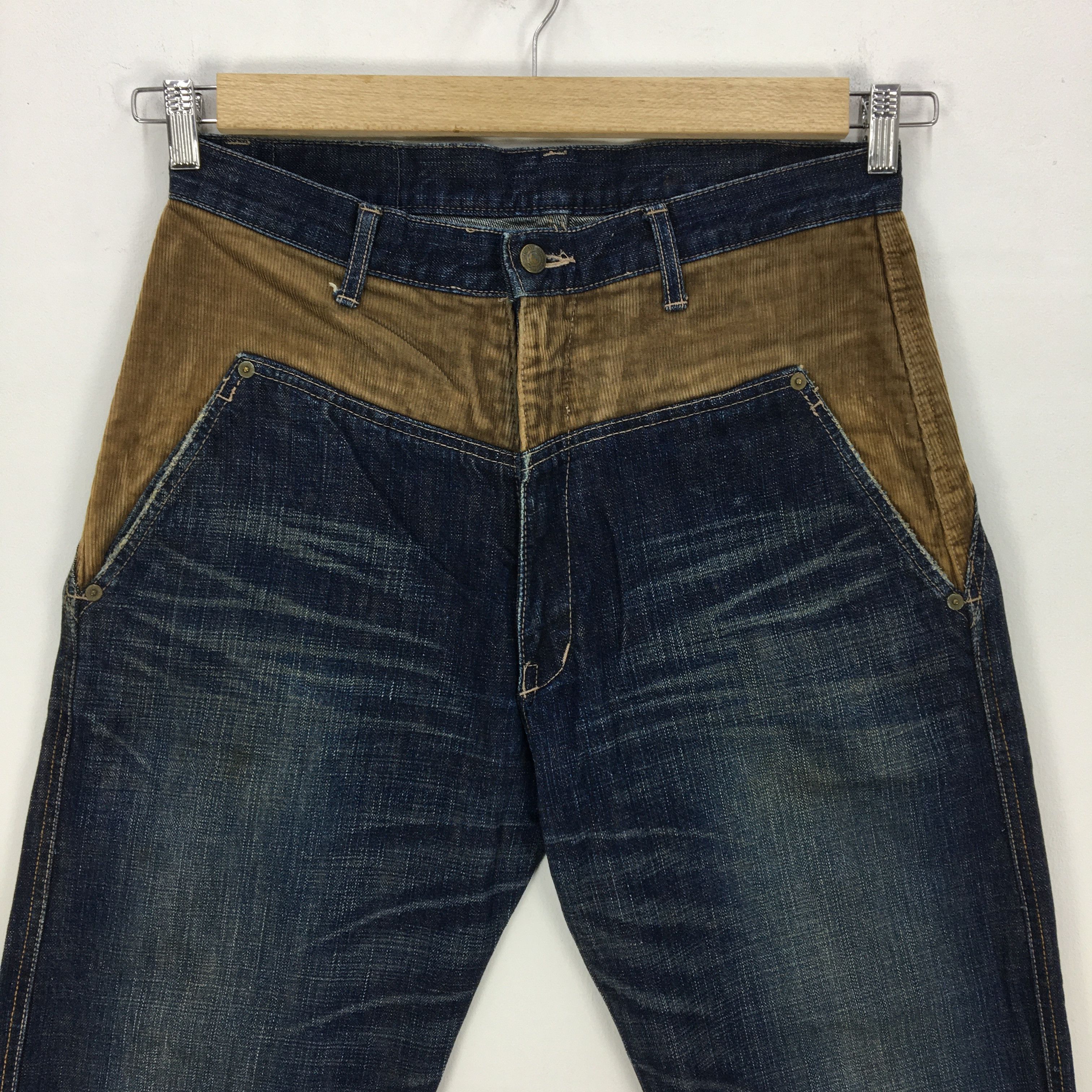Japanese Brand Japanese Reworked Jeans Distressed Denim Pants - BS45600. Size US 32 / EU 48 - 3 Thumbnail