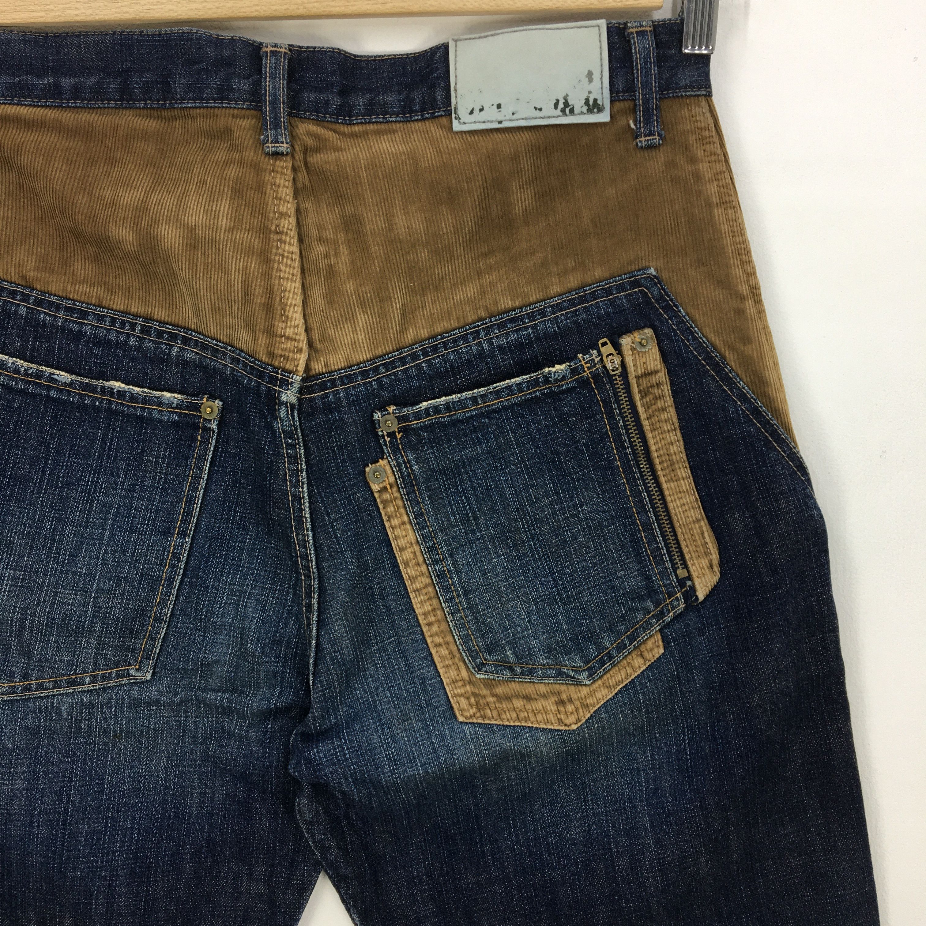 Japanese Brand Japanese Reworked Jeans Distressed Denim Pants - BS45600. Size US 32 / EU 48 - 8 Thumbnail
