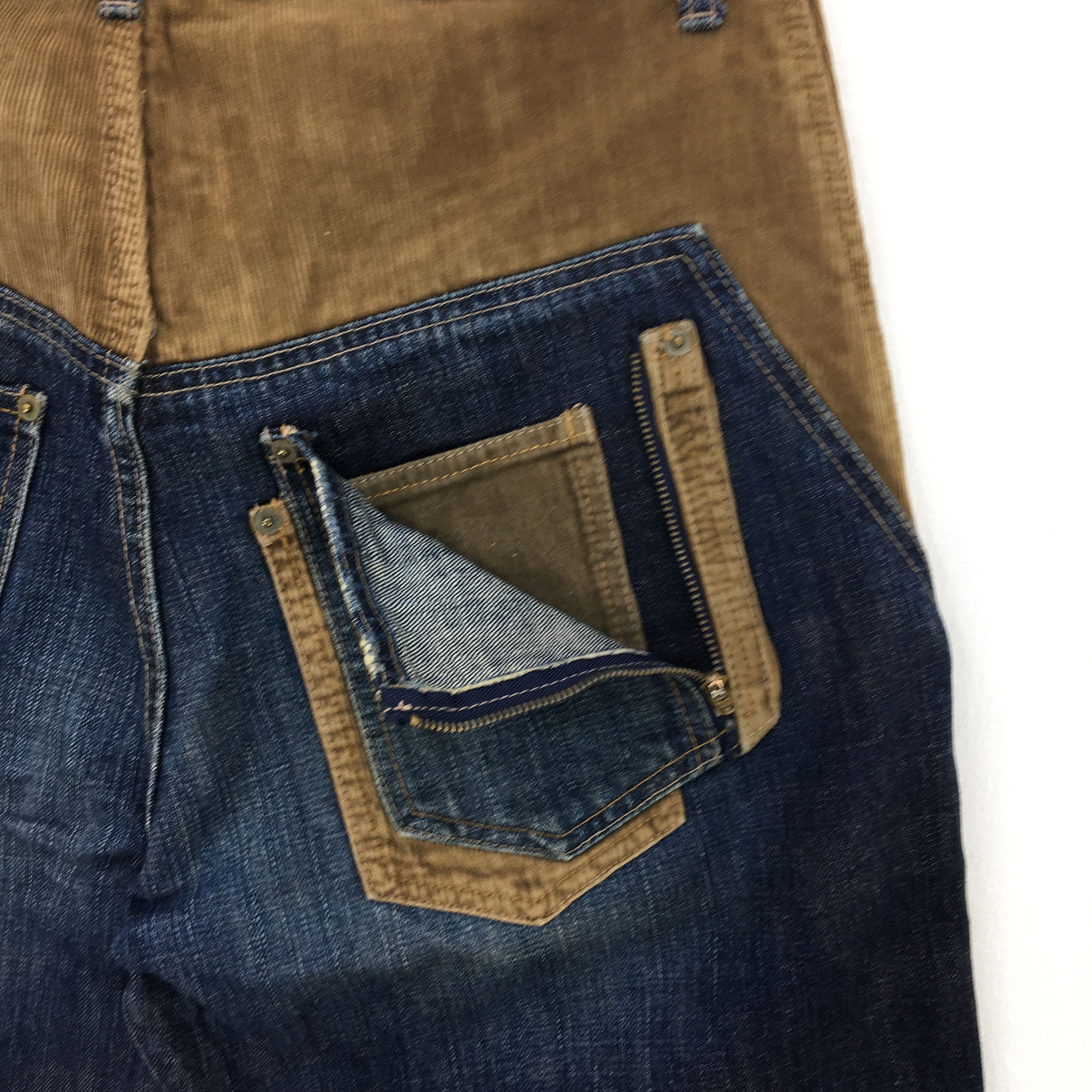 Japanese Brand Japanese Reworked Jeans Distressed Denim Pants - BS45600. Size US 32 / EU 48 - 9 Thumbnail