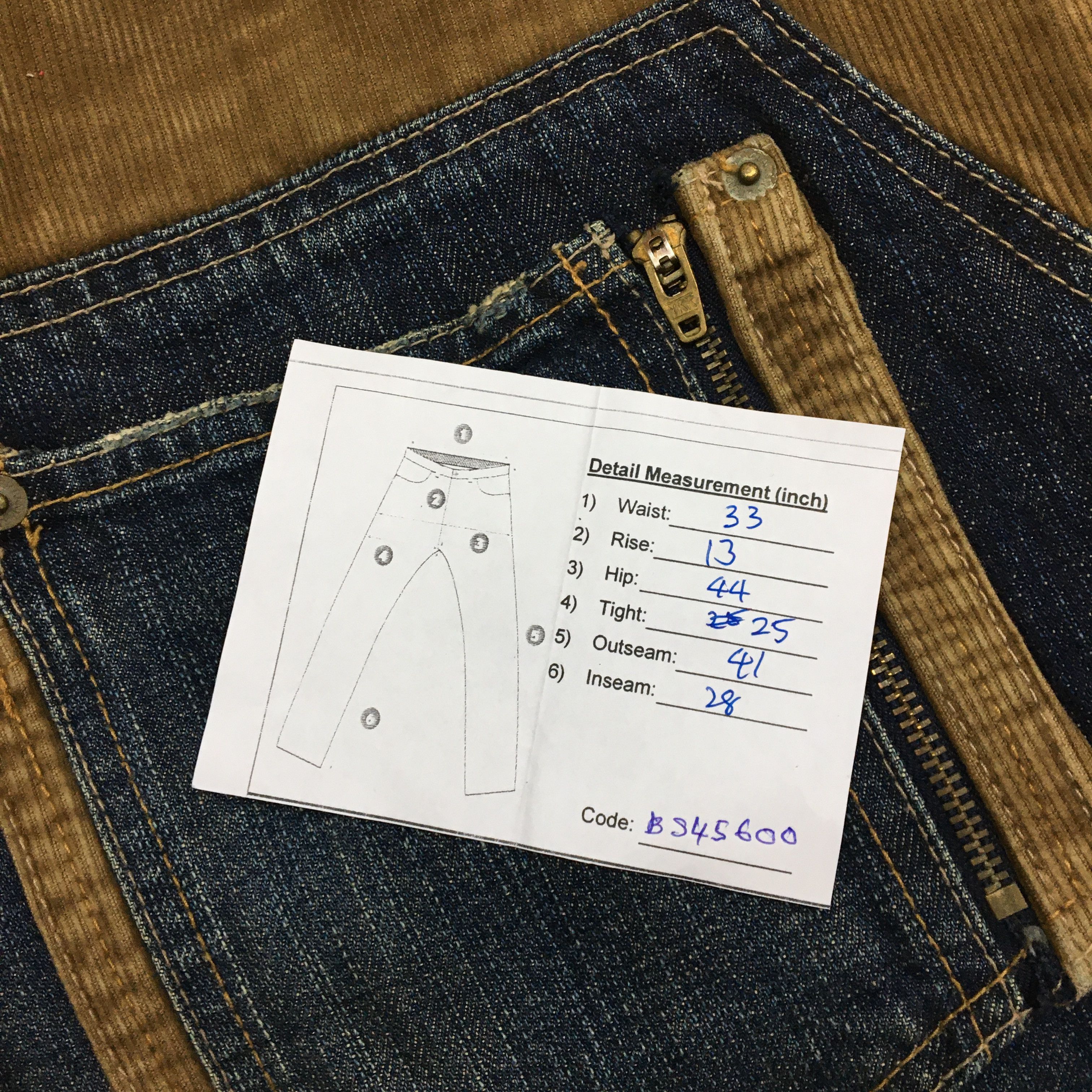 Japanese Brand Japanese Reworked Jeans Distressed Denim Pants - BS45600. Size US 32 / EU 48 - 15 Thumbnail