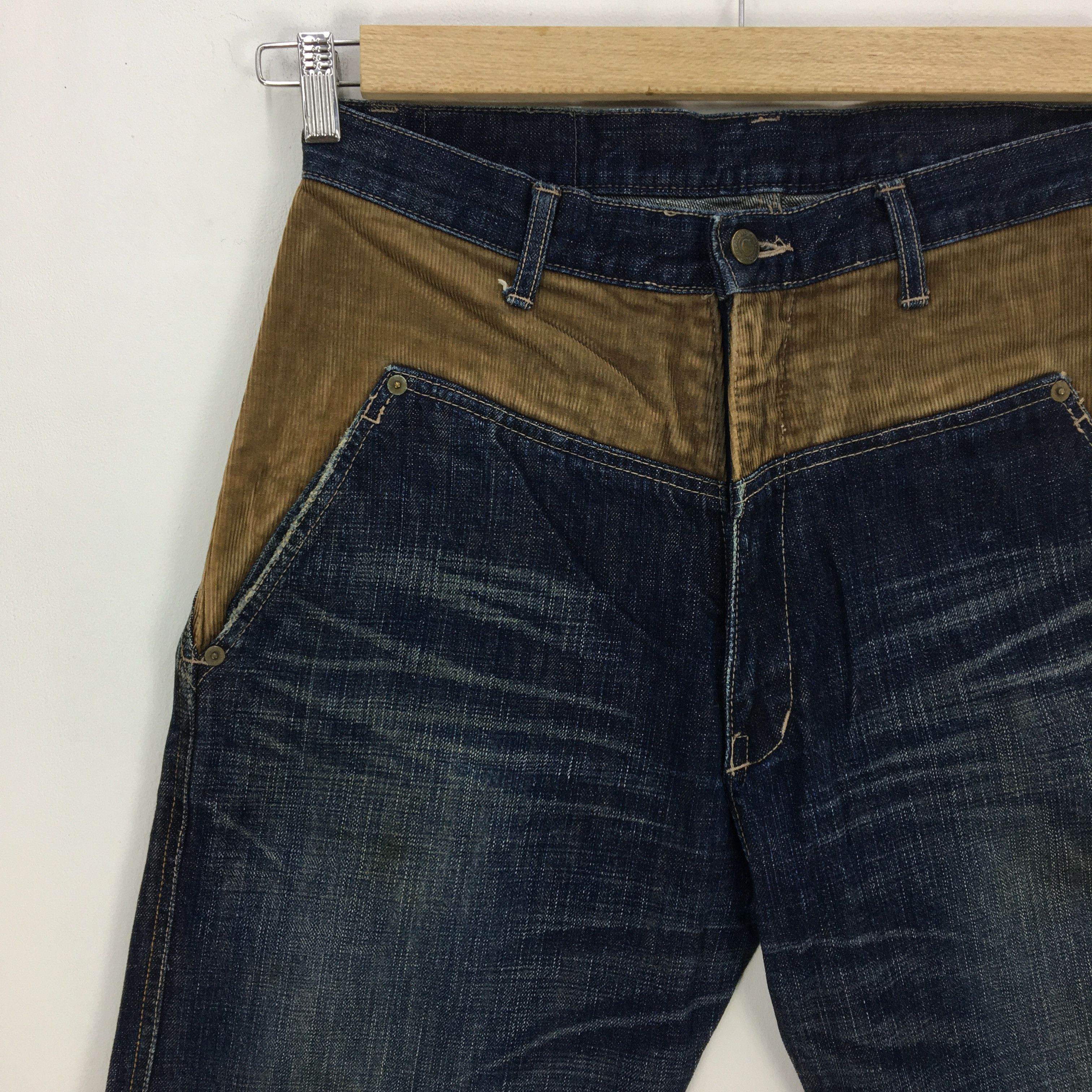 Japanese Brand Japanese Reworked Jeans Distressed Denim Pants - BS45600. Size US 32 / EU 48 - 5 Thumbnail