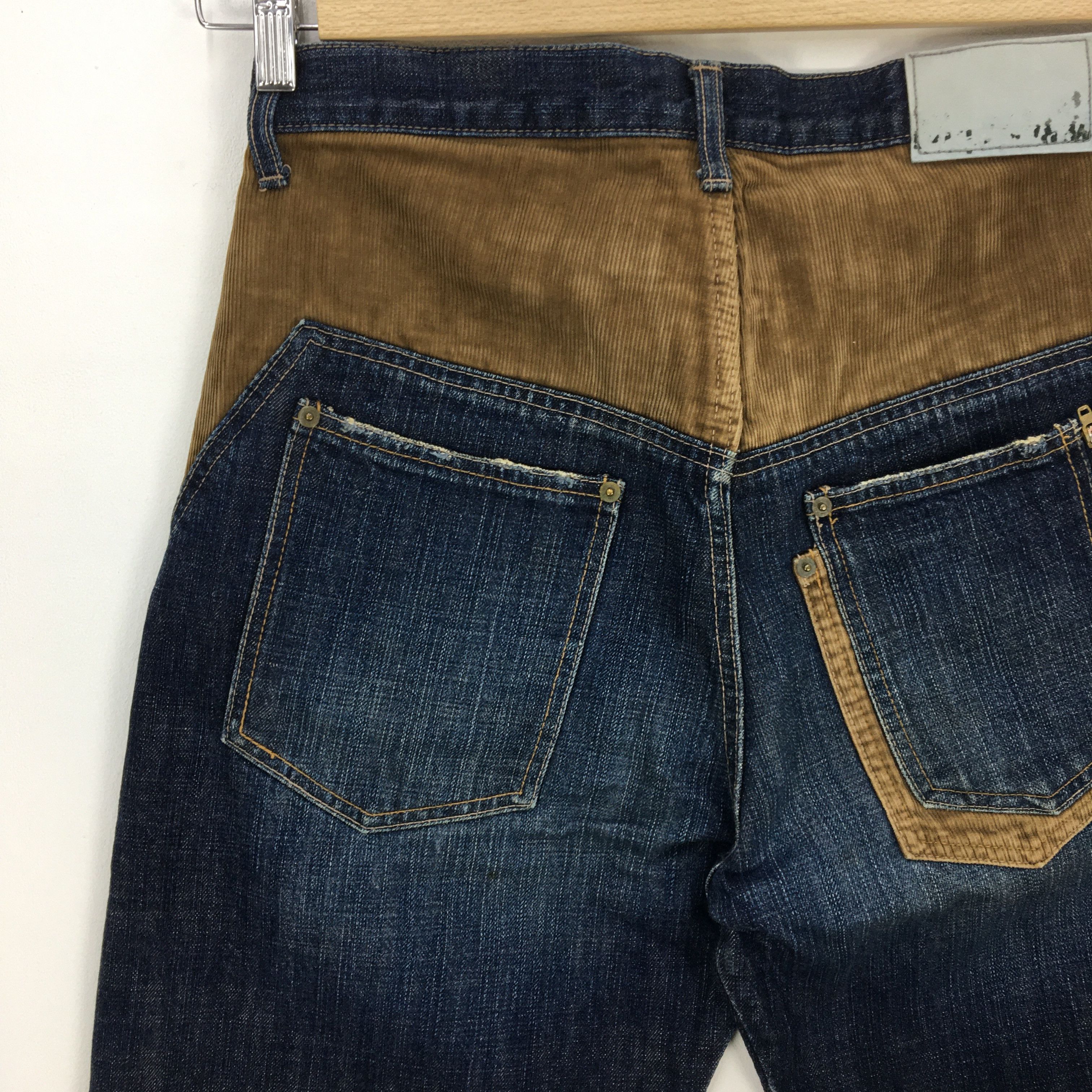 Japanese Brand Japanese Reworked Jeans Distressed Denim Pants - BS45600. Size US 32 / EU 48 - 7 Thumbnail