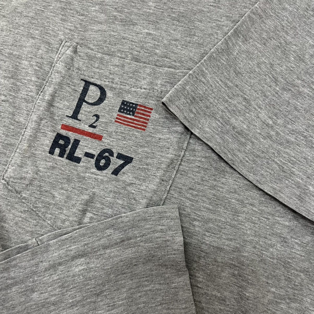 Lo Life × Polo Ralph Lauren × Vintage Vintage 90s Polo Ralph Lauren P2 RL-67 T Shirt Size US L / EU 52-54 / 3 - 6 Thumbnail