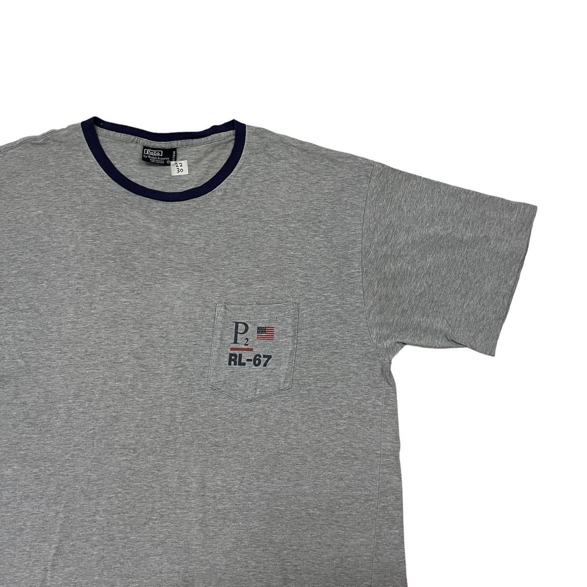 Lo Life × Polo Ralph Lauren × Vintage Vintage 90s Polo Ralph Lauren P2 RL-67 T Shirt Size US L / EU 52-54 / 3 - 3 Thumbnail