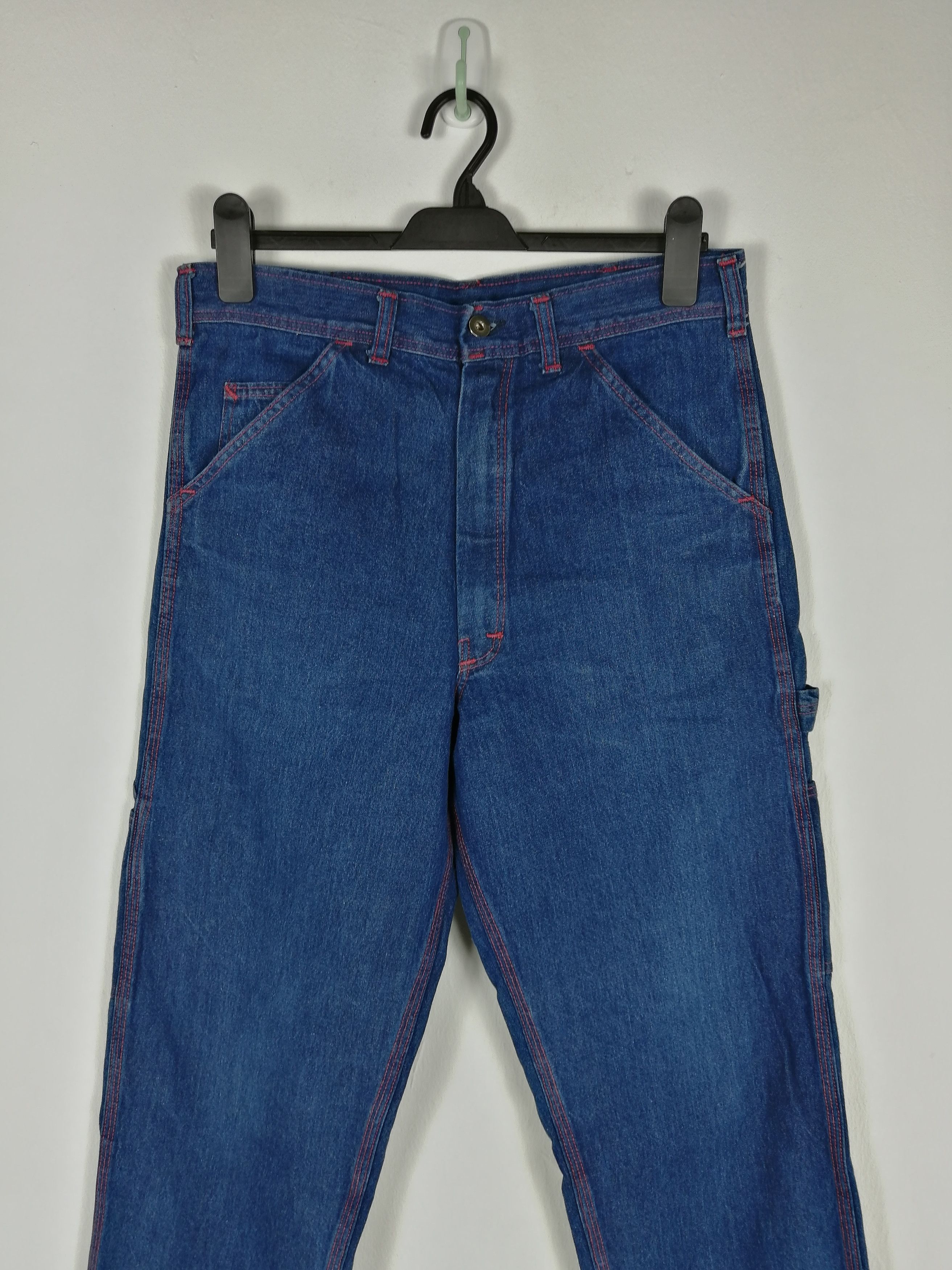 The Smiths The Smith Carpenter Pant Workers Baggy Denim Jeans Size US 30 / EU 46 - 4 Thumbnail
