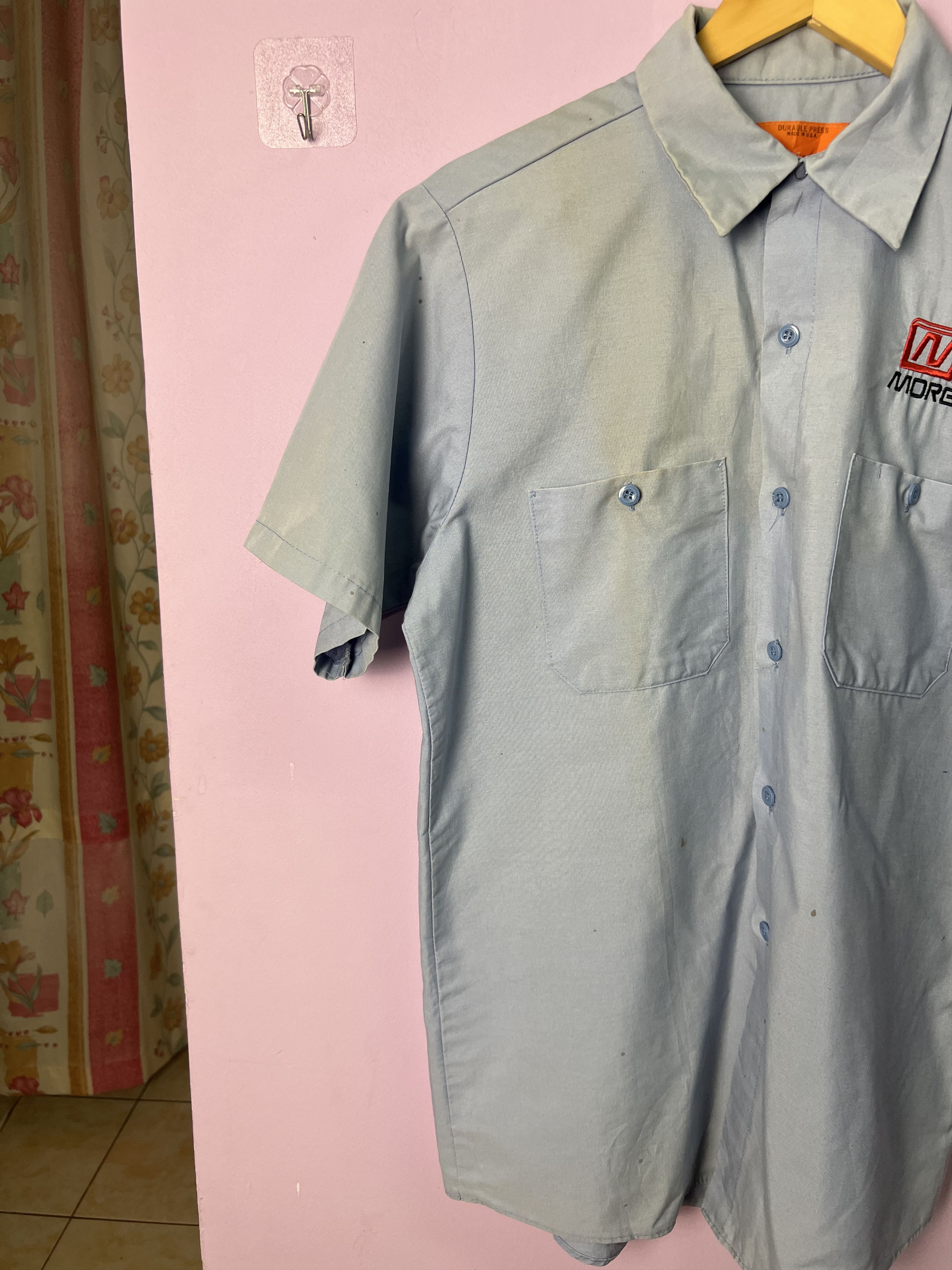 Vintage 🔥Vintage Durable Press Morgan Work Shirts Size US M / EU 48-50 / 2 - 4 Thumbnail