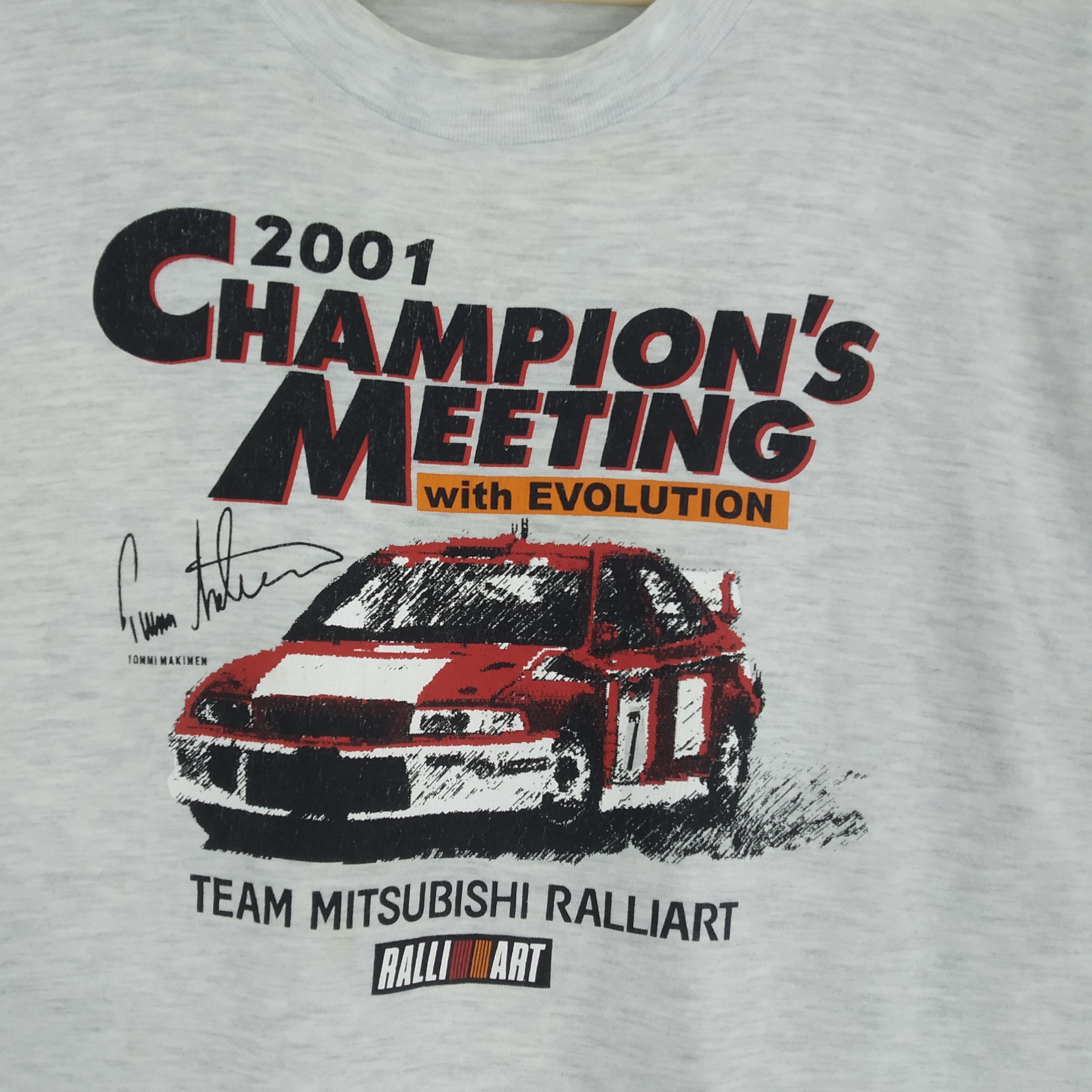 Japanese Brand Vintage 2001 Ralli Art Racing Car Signature Tommi Makinen Size US L / EU 52-54 / 3 - 4 Thumbnail