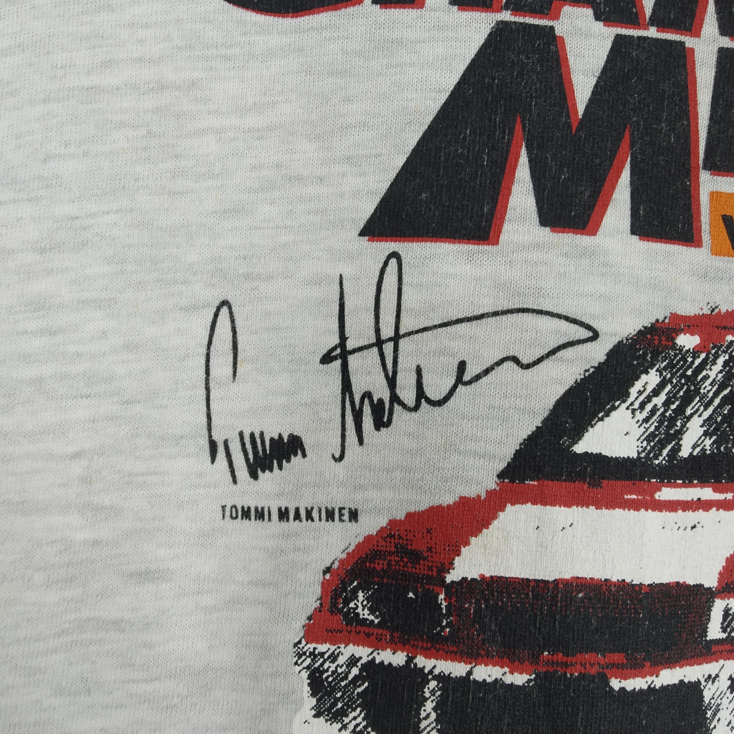 Japanese Brand Vintage 2001 Ralli Art Racing Car Signature Tommi Makinen Size US L / EU 52-54 / 3 - 6 Thumbnail
