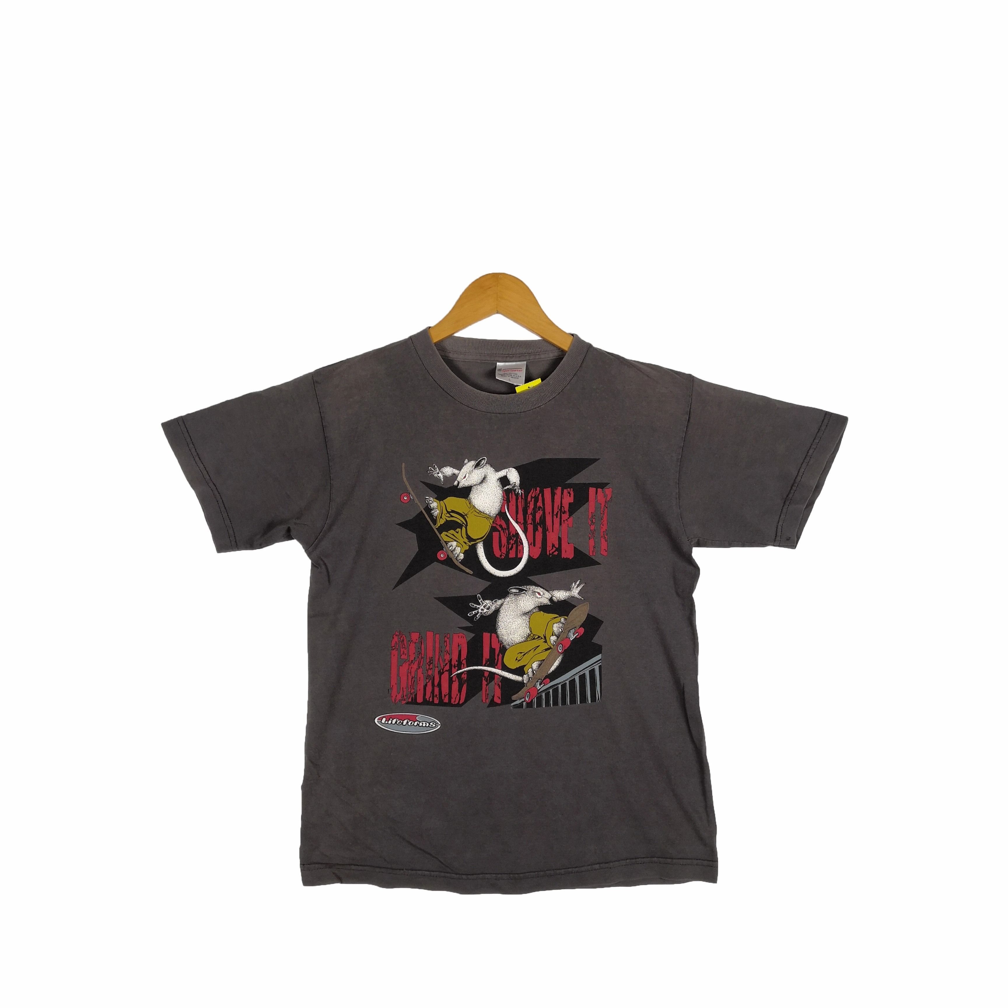 Vintage Vintage Skates T Shirt Lifeforms Rat Bitch Skateboard Size US S / EU 44-46 / 1 - 2 Thumbnail