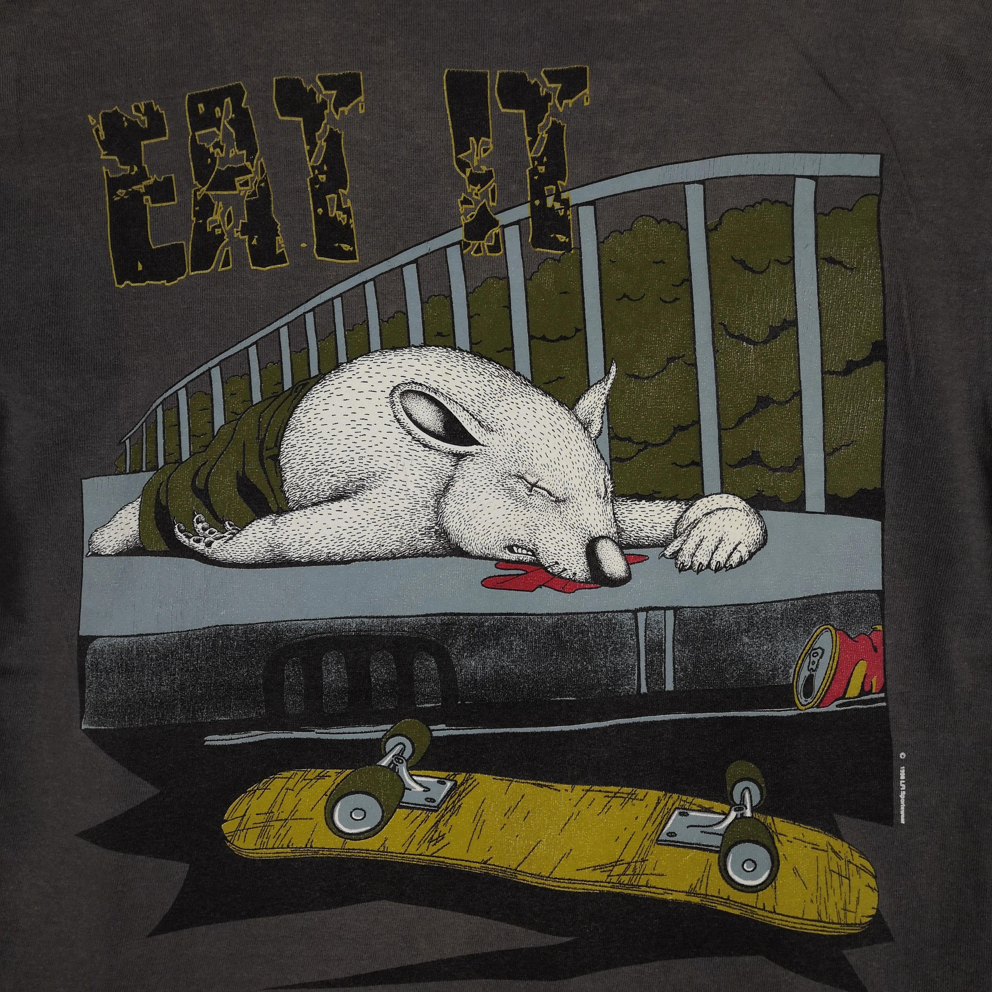 Vintage Vintage Skates T Shirt Lifeforms Rat Bitch Skateboard Size US S / EU 44-46 / 1 - 5 Thumbnail