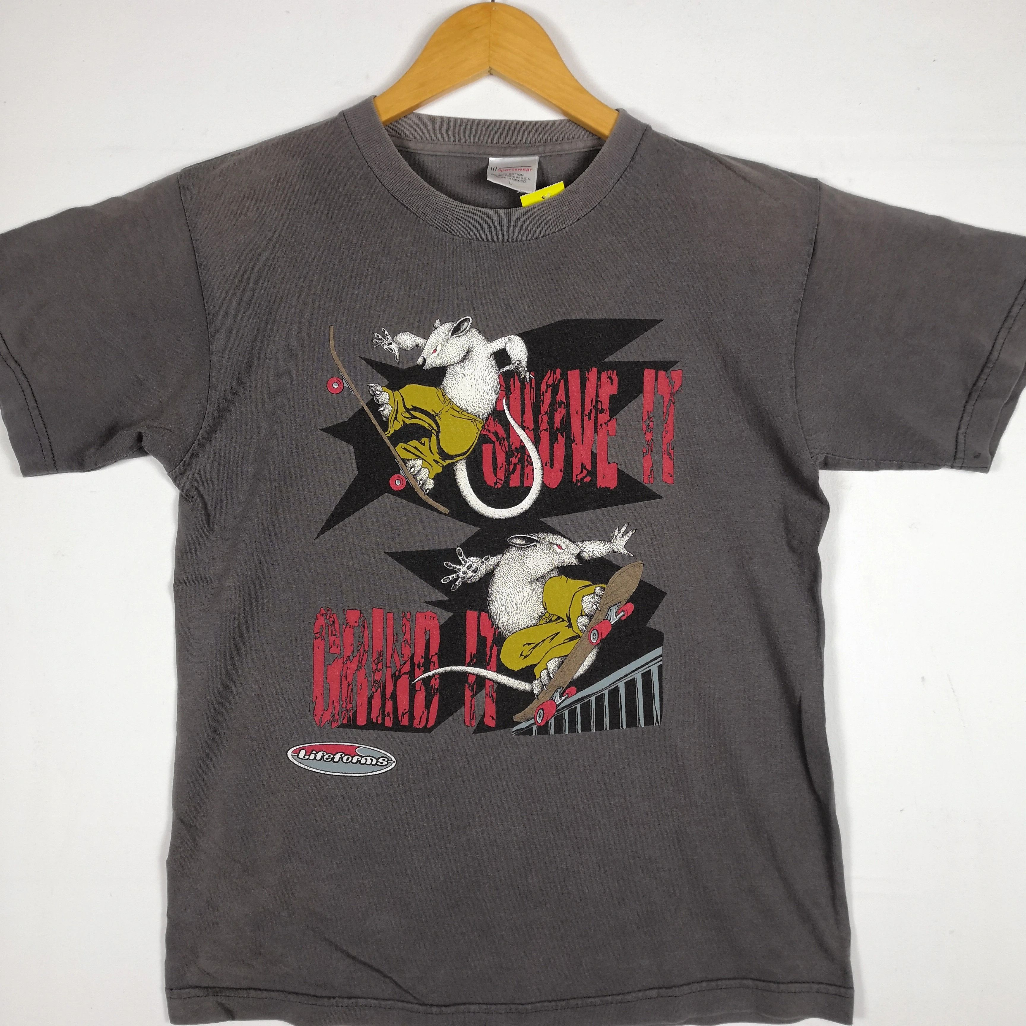 Vintage Vintage Skates T Shirt Lifeforms Rat Bitch Skateboard Size US S / EU 44-46 / 1 - 4 Thumbnail