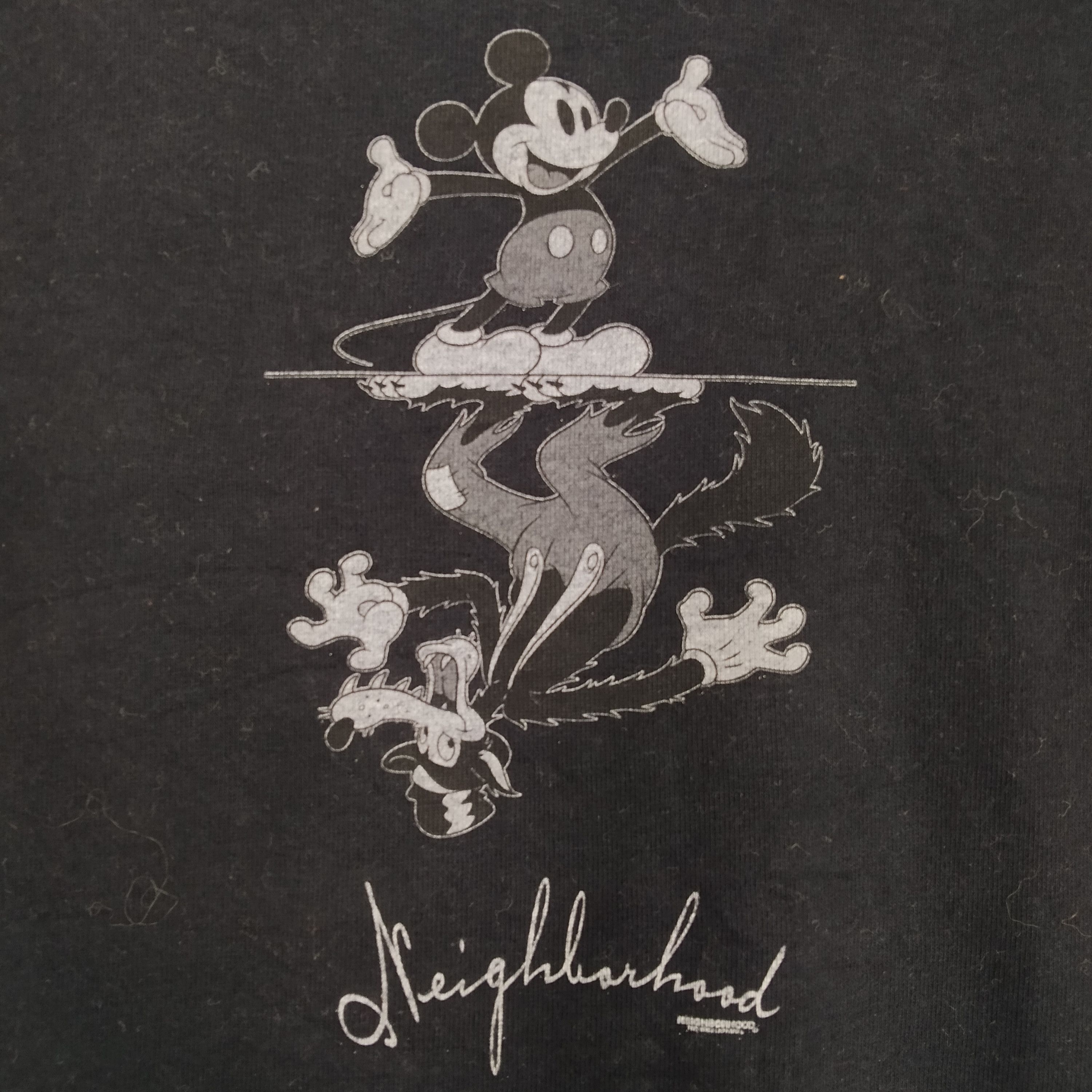 Disney Vintage Neighborhood Japan X Disney Cartoon Mickey Backprint Size US M / EU 48-50 / 2 - 6 Thumbnail