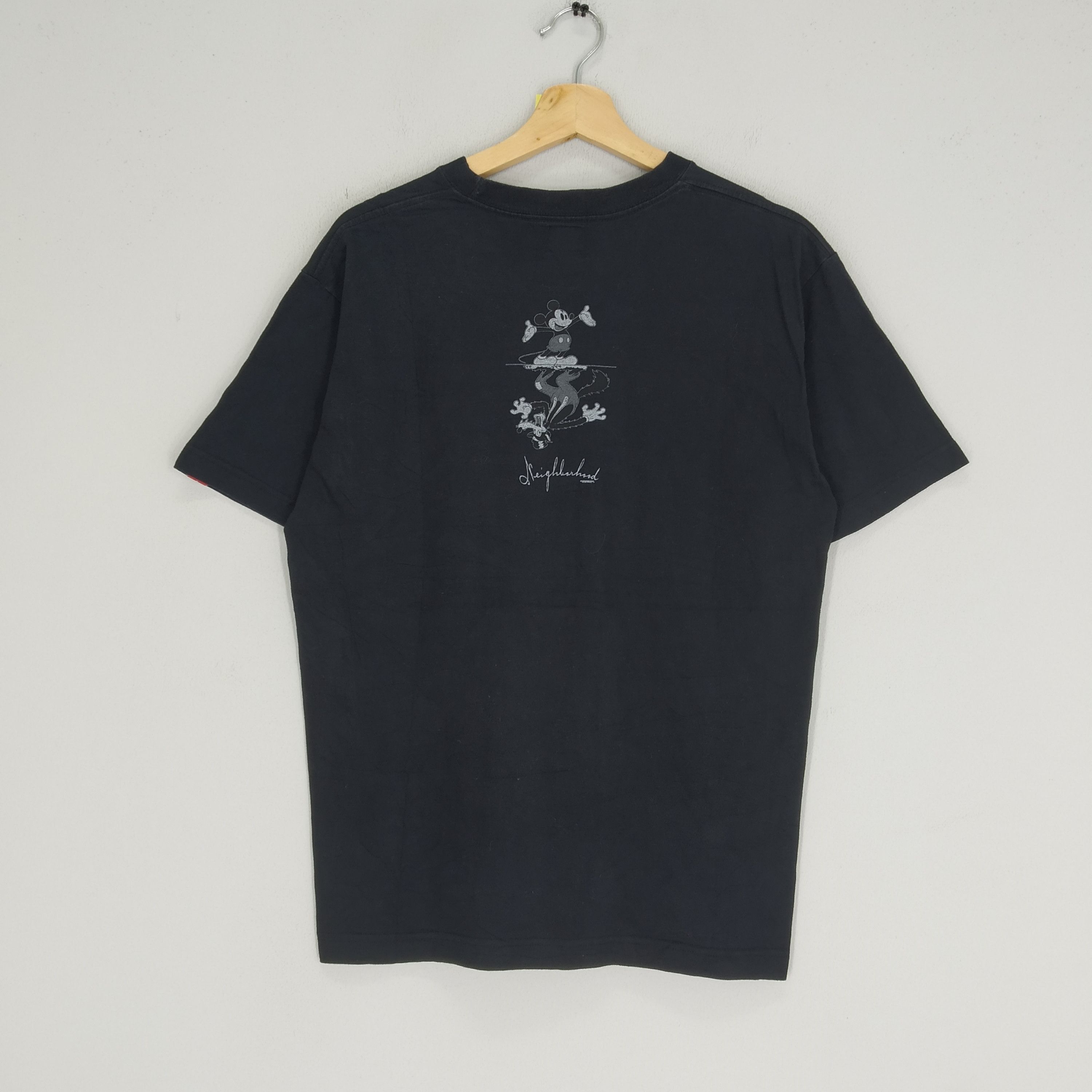 Disney Vintage Neighborhood Japan X Disney Cartoon Mickey Backprint Size US M / EU 48-50 / 2 - 2 Thumbnail