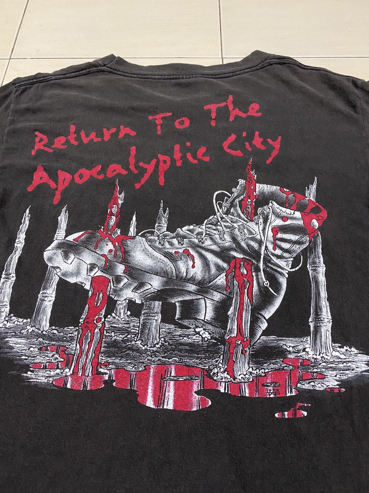Band Tees Vintage Testament pushead faded shirt Size US L / EU 52-54 / 3 - 8 Thumbnail