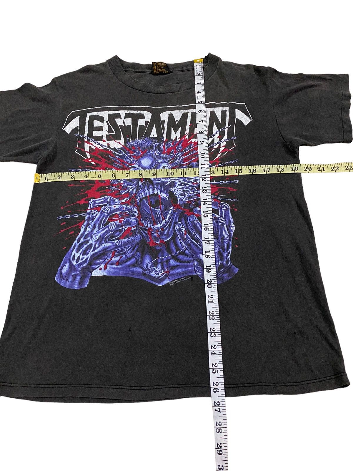 Band Tees Vintage Testament pushead faded shirt Size US L / EU 52-54 / 3 - 18 Thumbnail