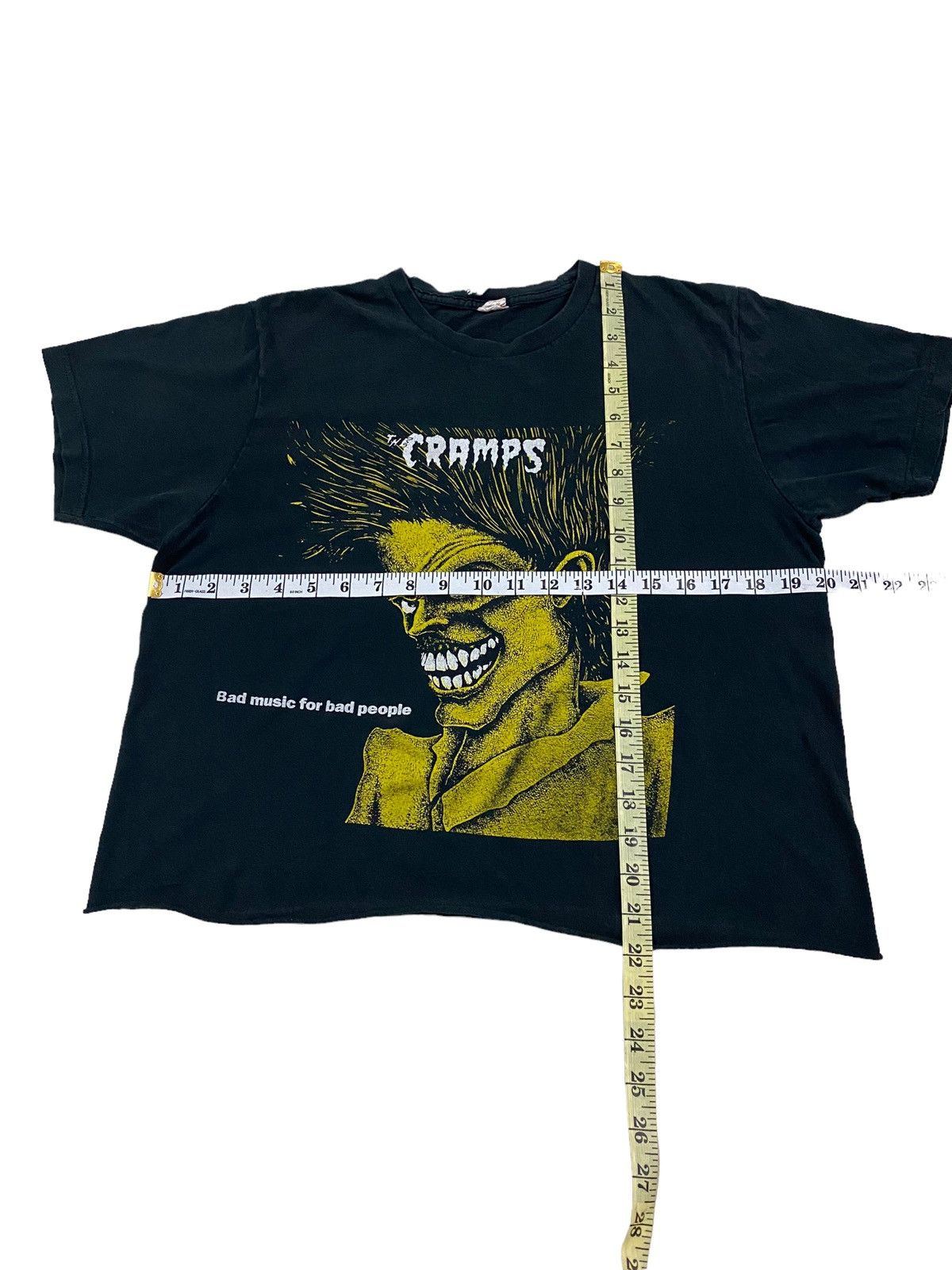 Band Tees The Cramps punk cropped t shirt Size US L / EU 52-54 / 3 - 5 Thumbnail