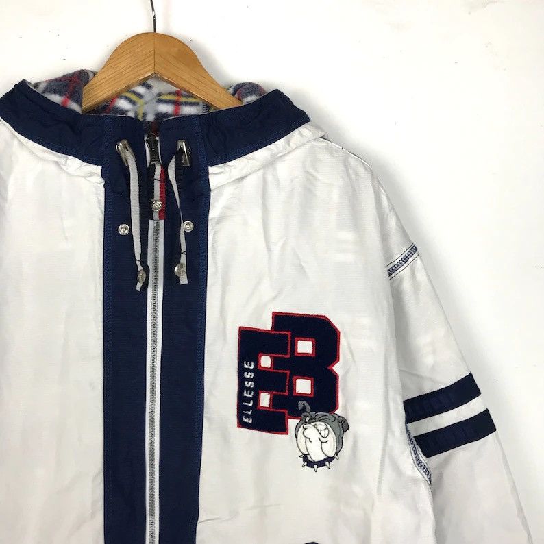 Ellesse × Vintage 🔥STEALS🔥 Vintage 90s Ellesse Bulldog Reversible Plaid Wool Size US L / EU 52-54 / 3 - 5 Thumbnail