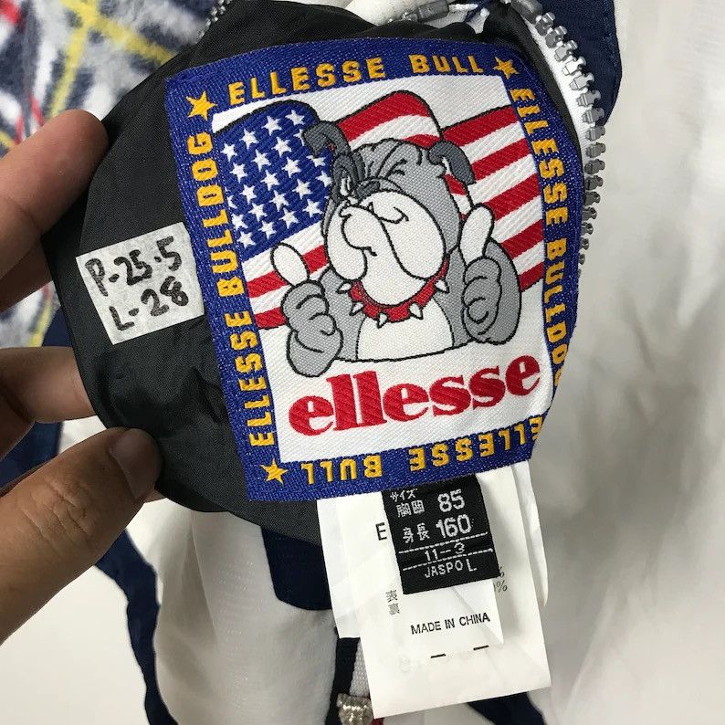 Ellesse × Vintage 🔥STEALS🔥 Vintage 90s Ellesse Bulldog Reversible Plaid Wool Size US L / EU 52-54 / 3 - 9 Thumbnail