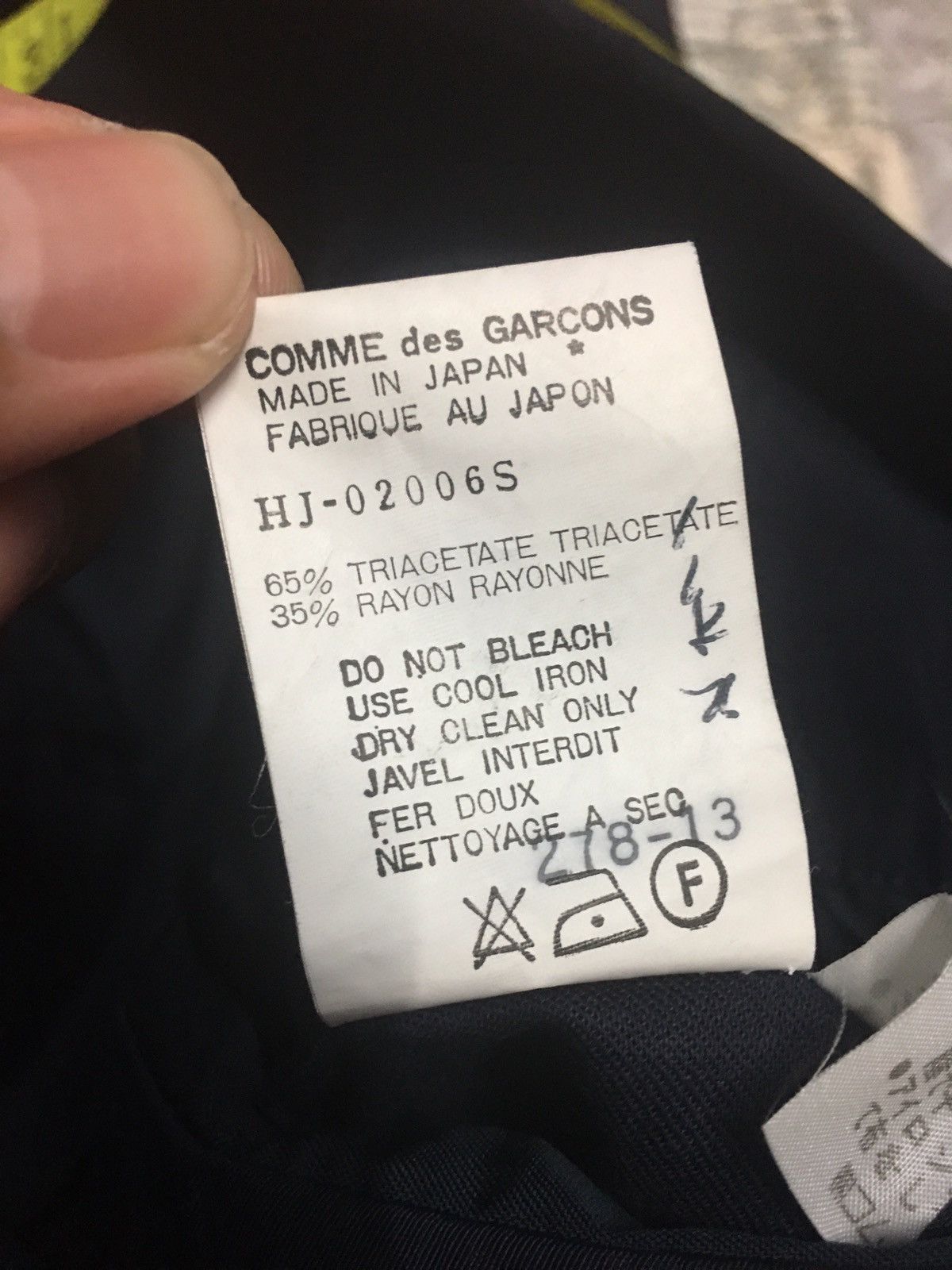 Comme des Garcons COMME DES GARCONS HOMME BLAZERS AD1989 Size US S / EU 44-46 / 1 - 11 Thumbnail