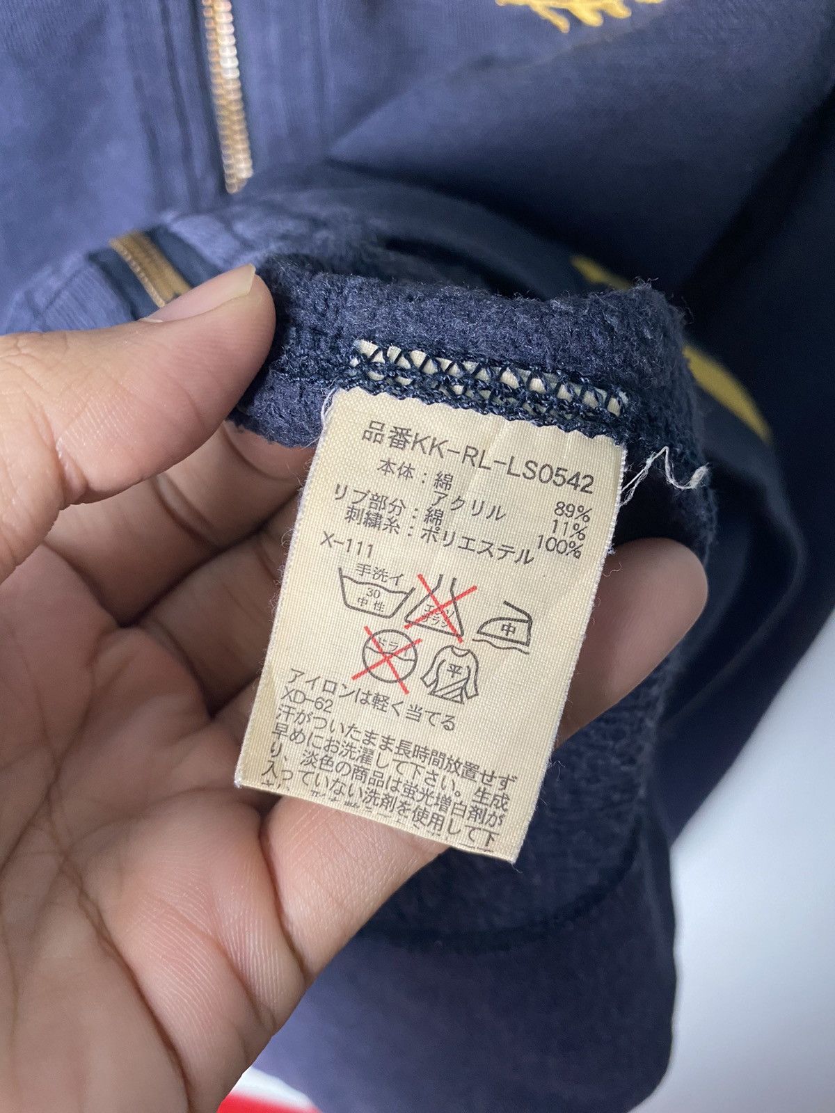 Polo Ralph Lauren × Ralph Lauren × Vintage Vintage Polo Ralph Lauren Sweatshirt Zipper Jacket Size US L / EU 52-54 / 3 - 7 Thumbnail