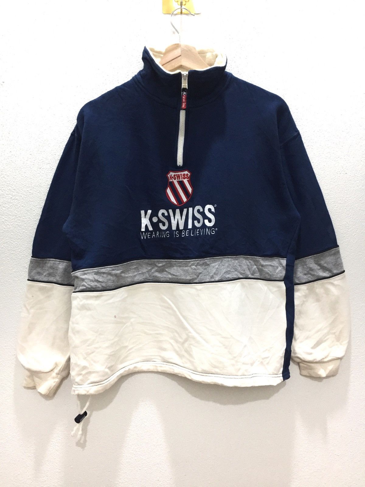 Japanese Brand × K-Swiss K-swiss sweatshirt big logo Size US M / EU 48-50 / 2 - 1 Thumbnail