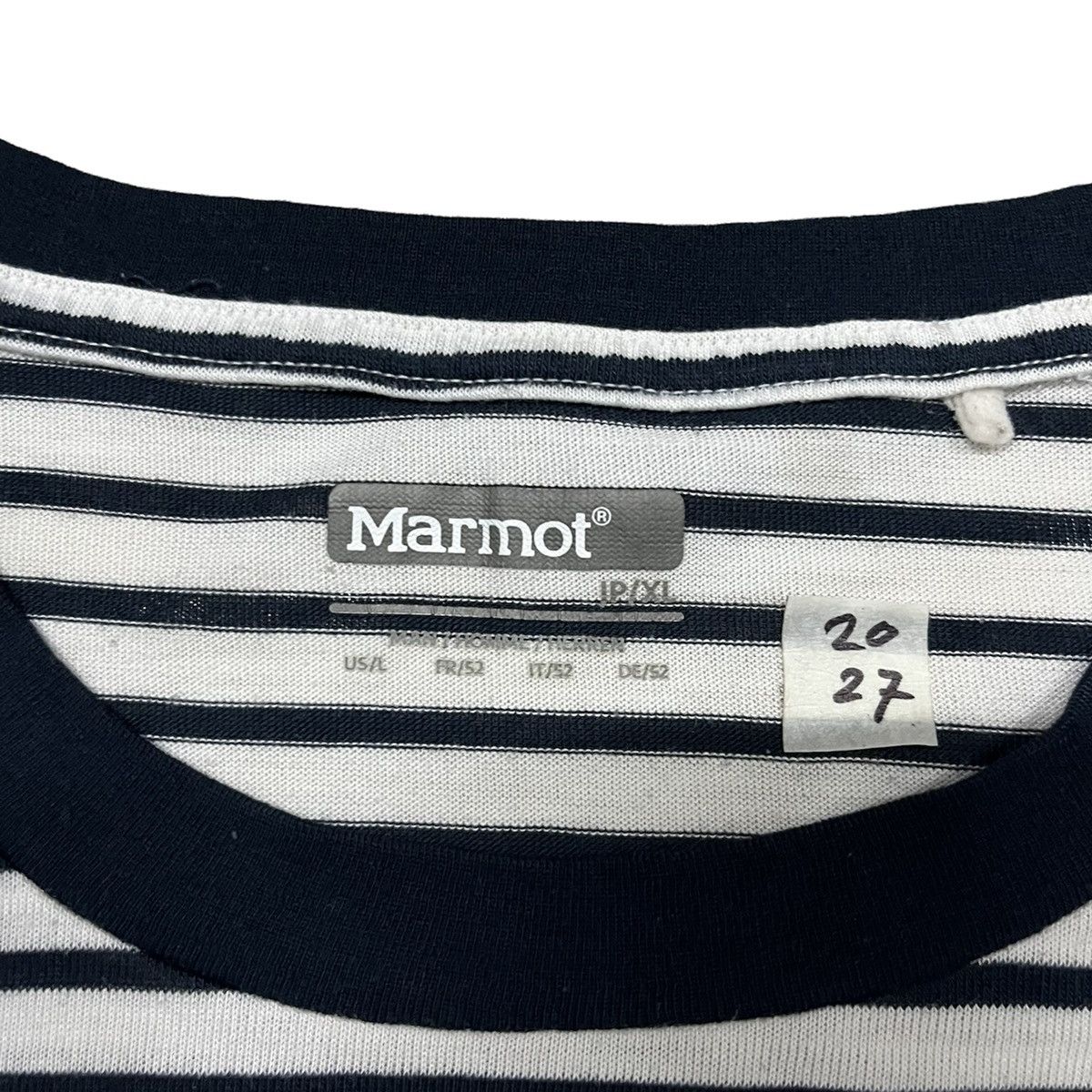 Marmot Marmot Single Pocket Stripe T Shirt Size US L / EU 52-54 / 3 - 5 Thumbnail