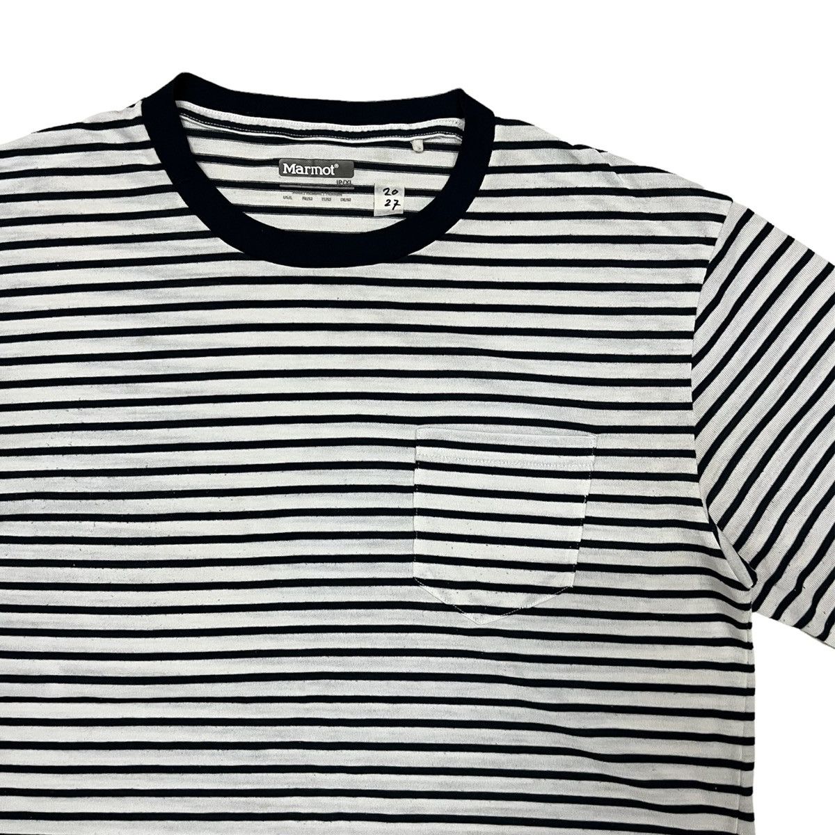 Marmot Marmot Single Pocket Stripe T Shirt Size US L / EU 52-54 / 3 - 3 Thumbnail